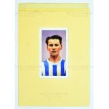 CIGARETTE / TRADE CARDS - ORIGINAL ARTWORK - BOBBY ROBSON