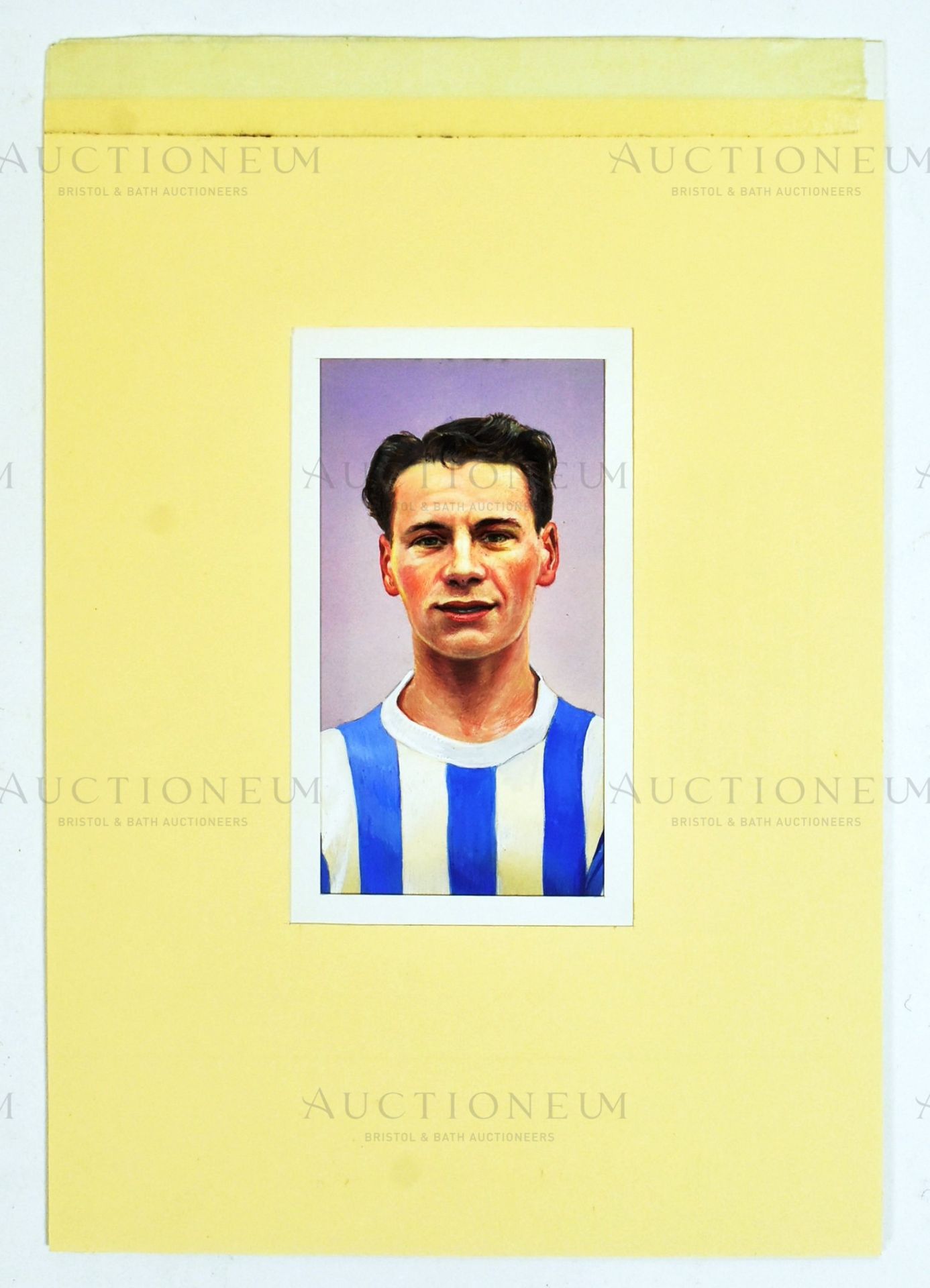 CIGARETTE / TRADE CARDS - ORIGINAL ARTWORK - BOBBY ROBSON