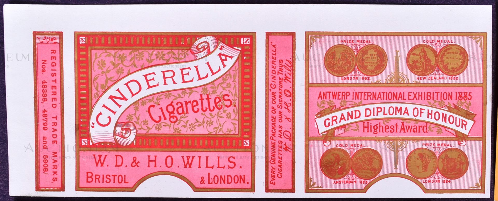 MARDON, SON & HALL - EARLY 20TH CENTURY CIGARETTE PACKET DESIGNS - Image 6 of 7