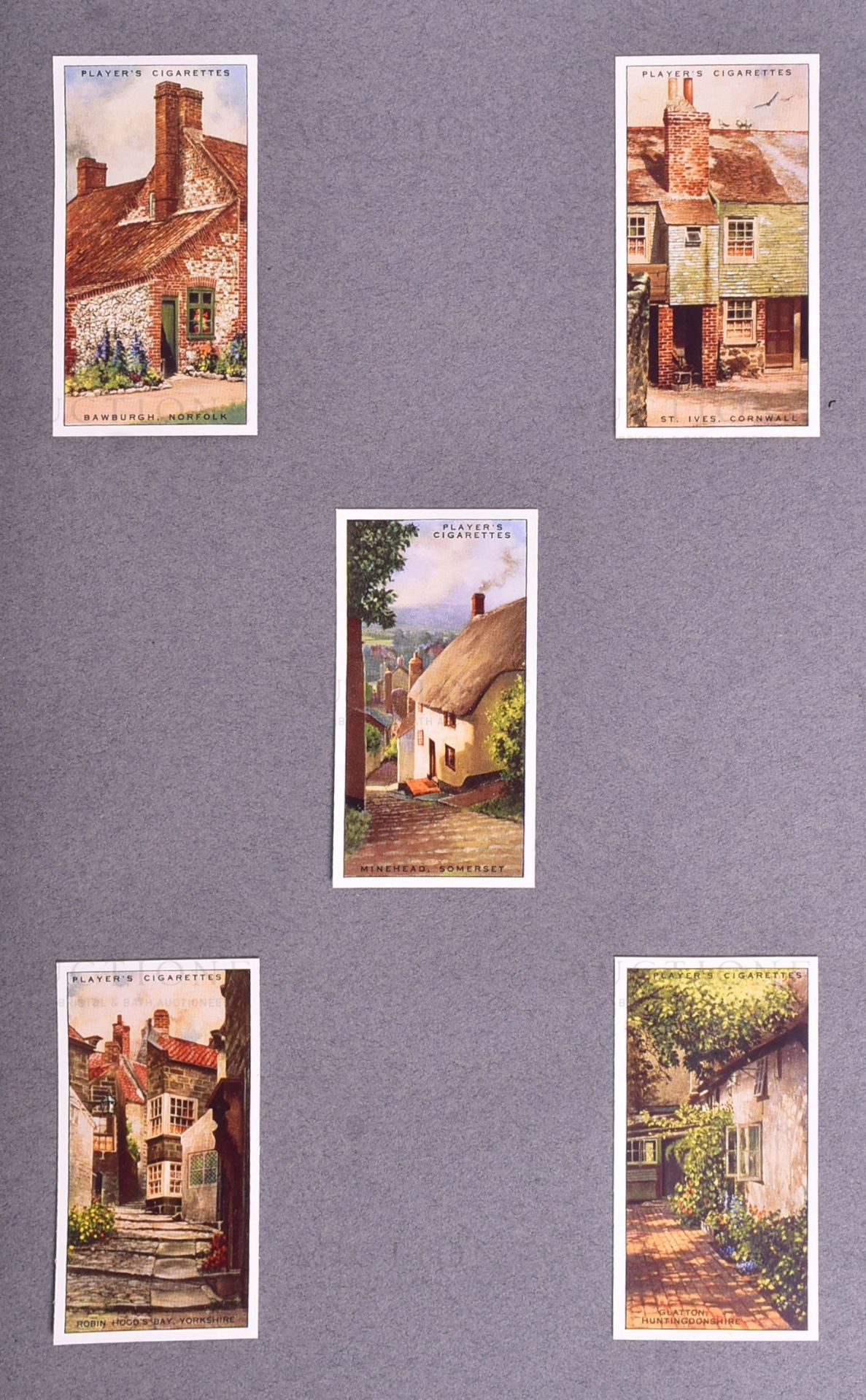 PLAYER'S - COTTAGE ARCHITECTURE (1946) - ORIGINAL PRINTER PROOFS - Image 6 of 7