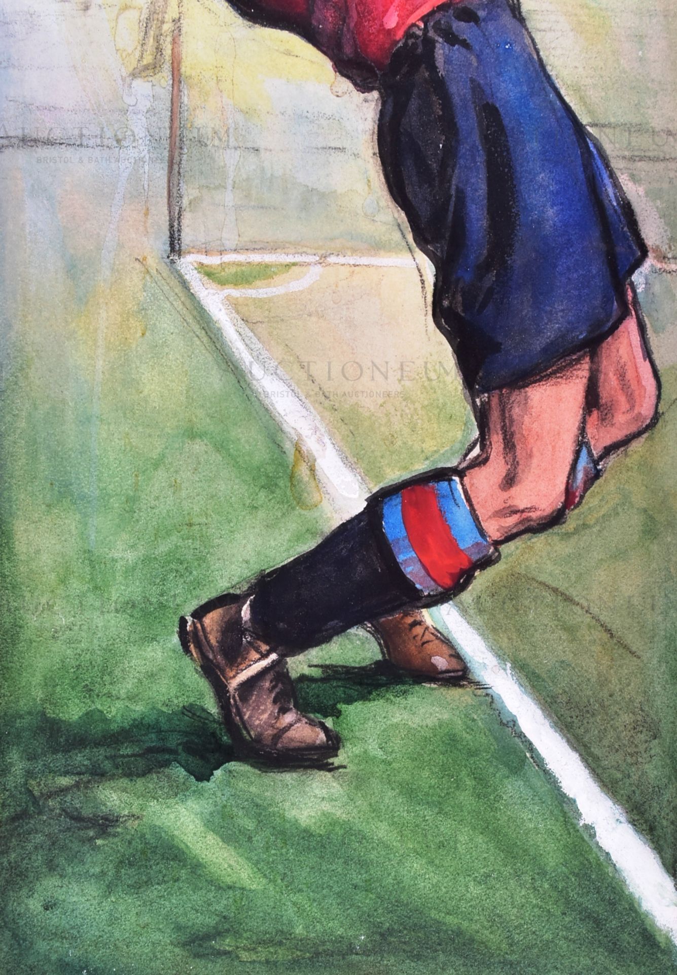 HINTS ON ASSOCIATION FOOTBALL (1934) - ORIGINAL CIGARETTE CARD ARTWORK - Bild 4 aus 4