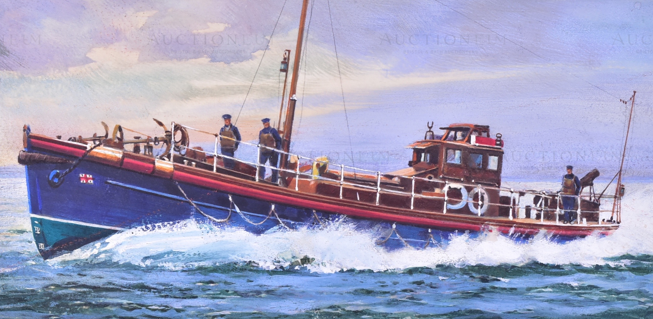 OGDENS CIGARETTES - THE STORY OF THE LIFEBOAT - ORIGINAL ARTWORK - Image 3 of 5