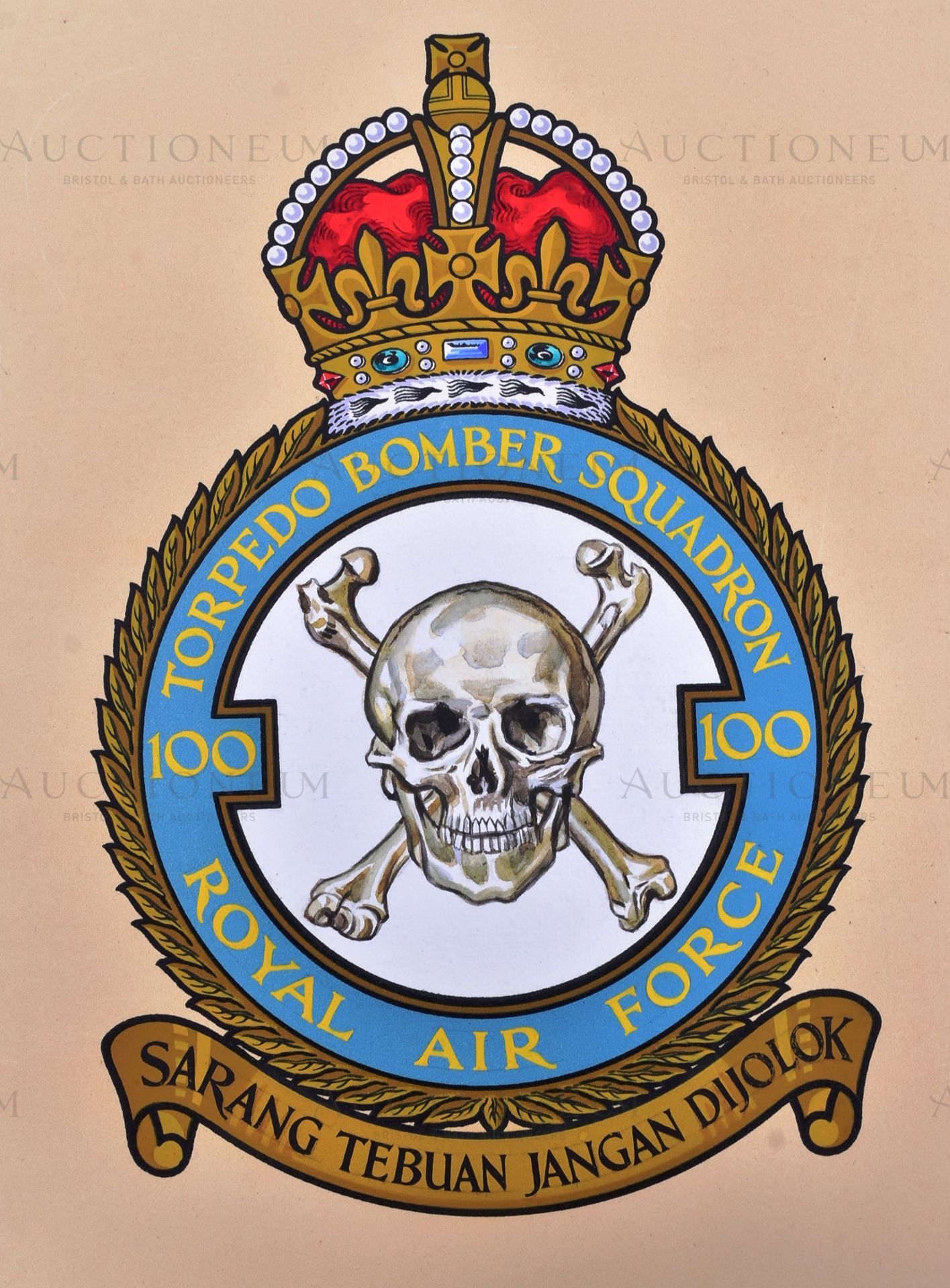 JOHN PLAYER & SONS (1937) - BADGES OF THE RAF - ORIGINAL ARTWORK - Image 5 of 6