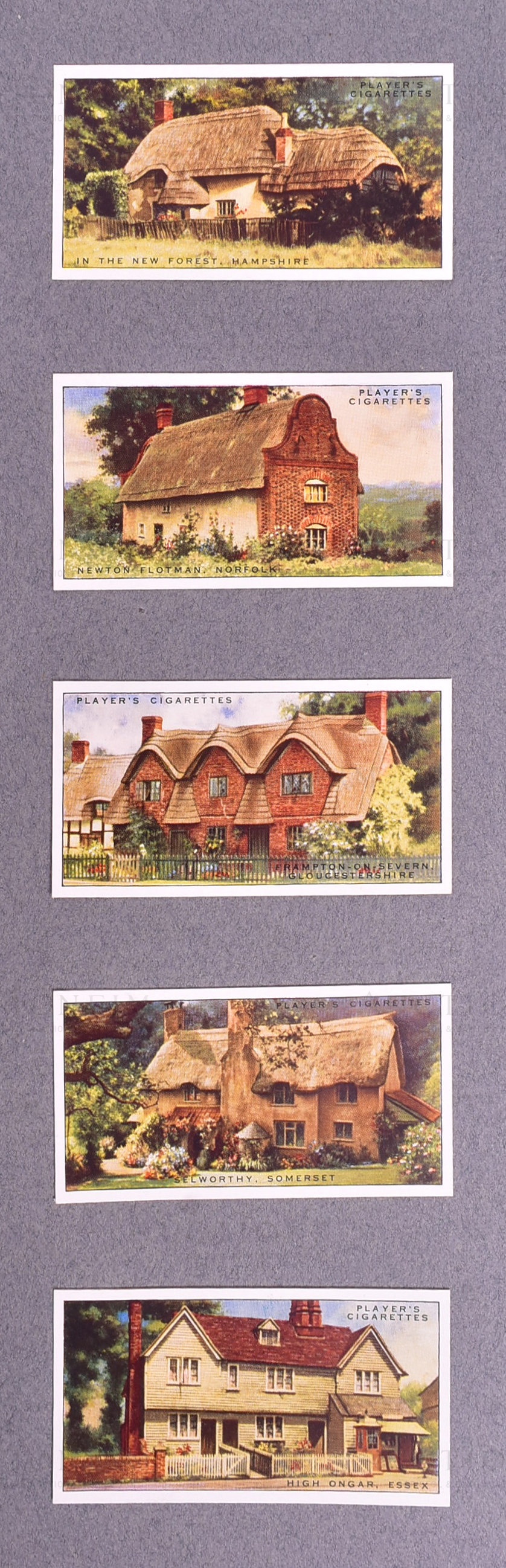 PLAYER'S - COTTAGE ARCHITECTURE (1946) - ORIGINAL PRINTER PROOFS - Image 4 of 7