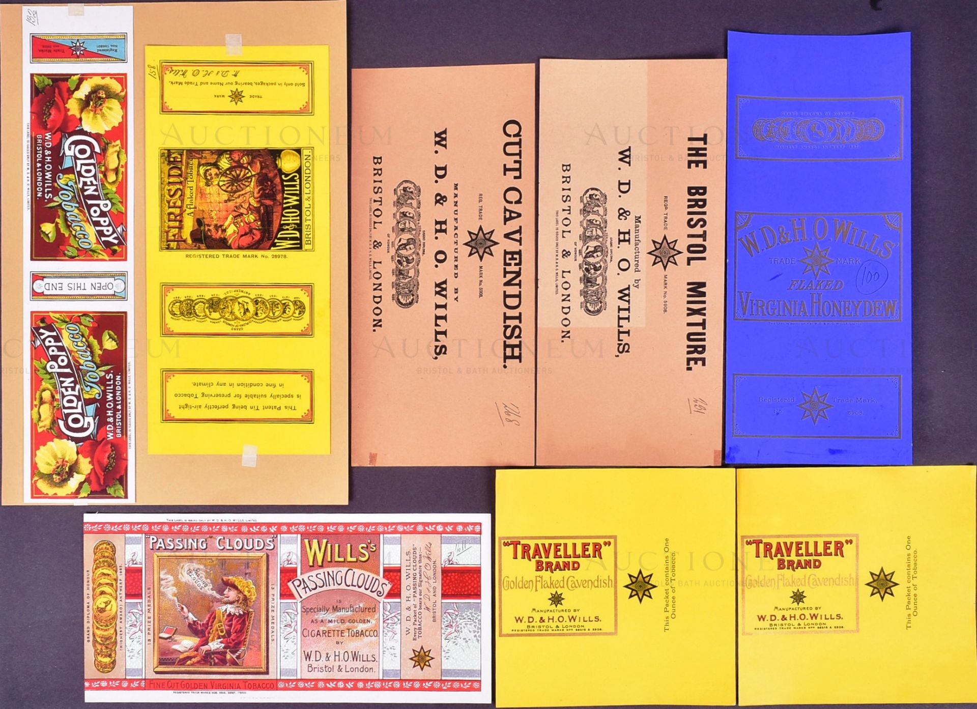 MARDON, SON & HALL - 19TH / 20TH CENTURY CIGARETTE PACKET / LABEL DESIGNS