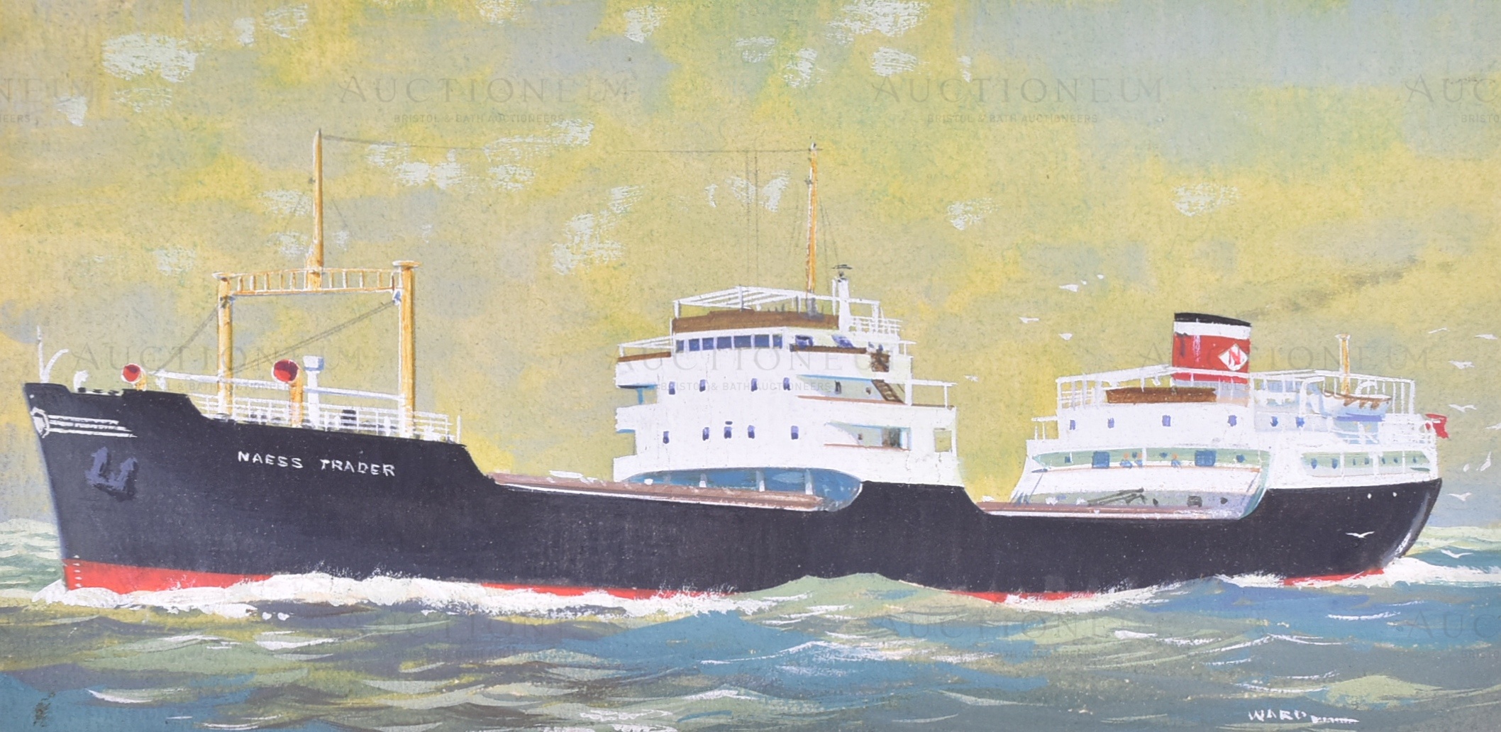 RICHARD WARD - PLAYER'S (1960) - SHIPPING - ORIGINAL ARTWORK - Image 5 of 6