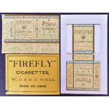 FIREFLY CIGARETTES - C1900 - ORIGINAL PACKET ARTWORK PROOFS