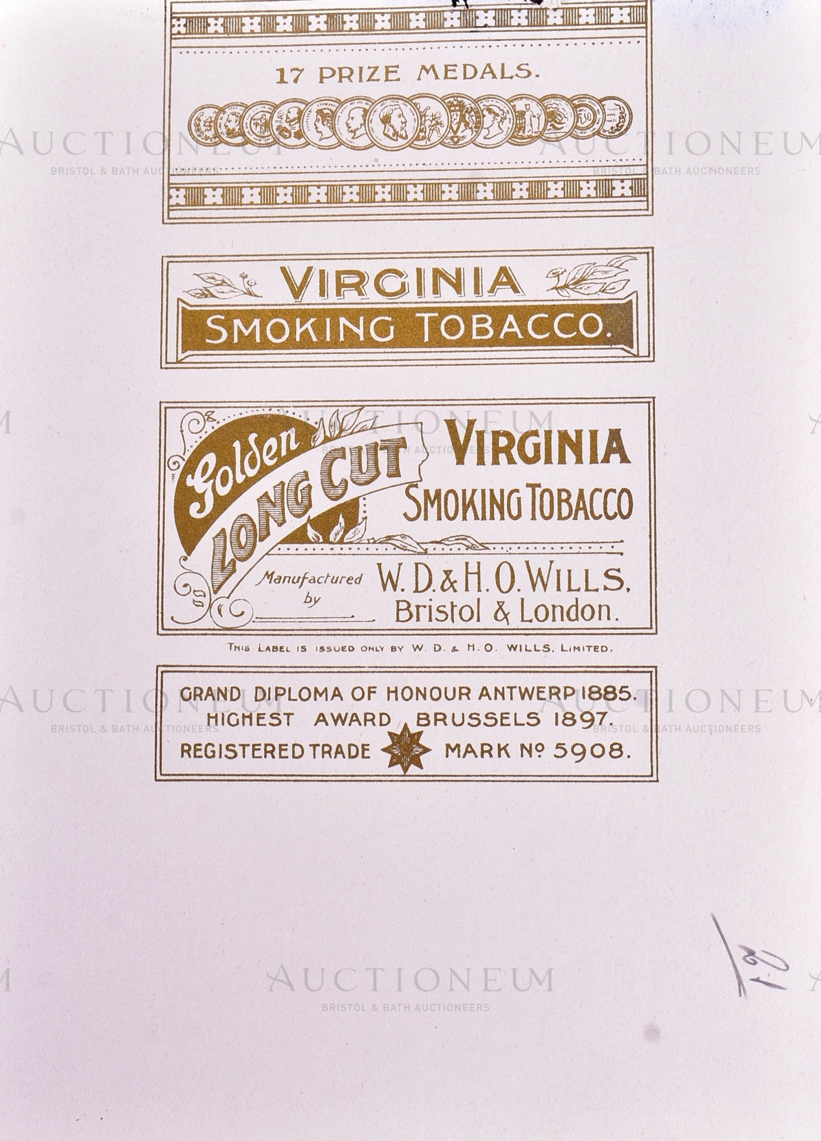 MARDON, SON & HALL - EARLY 20TH CENTURY CIGARETTE PACKET DESIGNS - Image 6 of 8