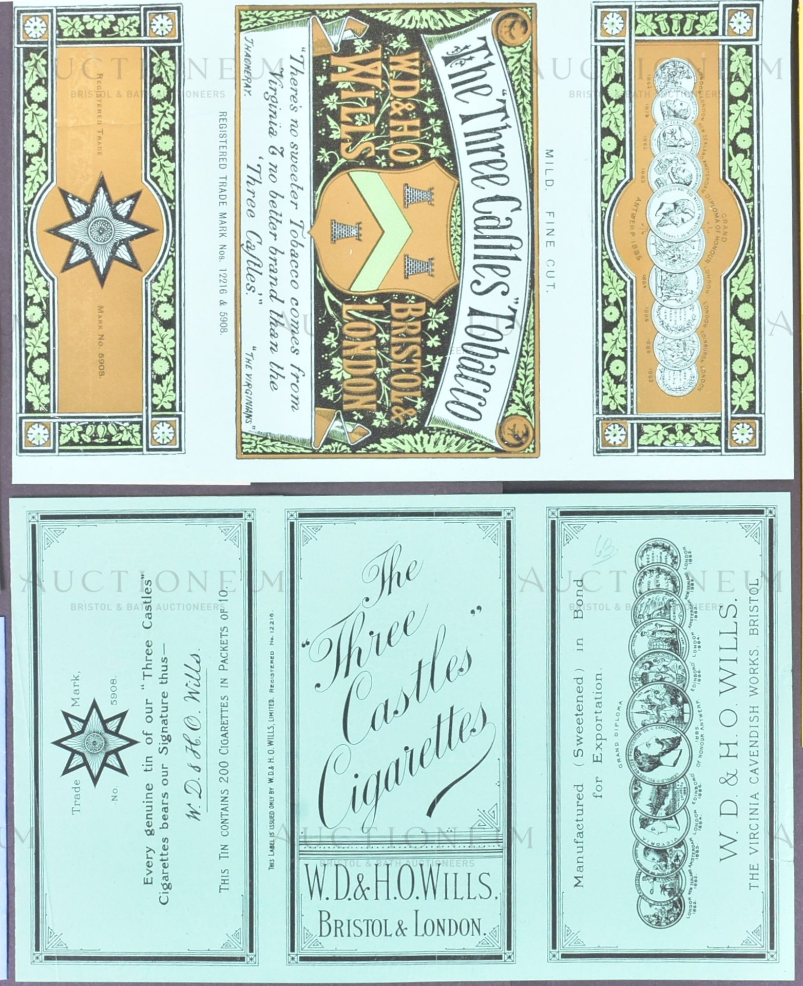 MARDON, SON & HALL - 19TH / 20TH CENTURY TOBACCO PACKET / LABEL DESIGNS - Bild 2 aus 7