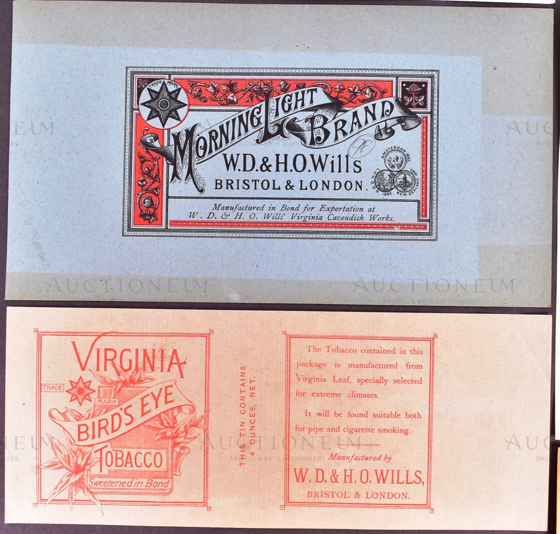 MARDON, SON & HALL - 19TH & 20TH CENTURY TOBACCO PACKET / LABEL DESIGNS - Image 5 of 6