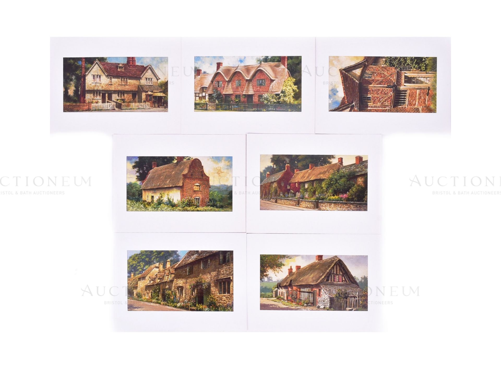 PLAYER'S - COTTAGE ARCHITECTURE (1946) - ORIGINAL ARTWORK