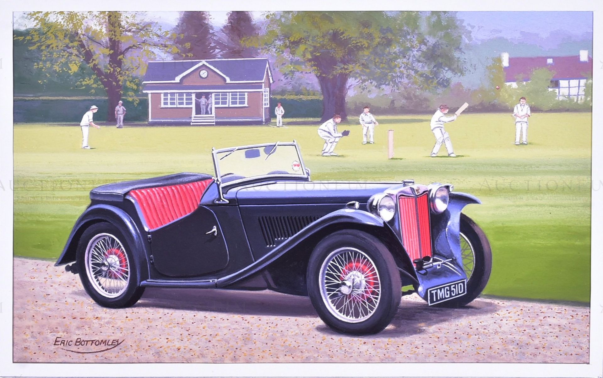 ERIC BOTTOMLEY G.R.A - CLASSIC SPORTS CARS (1996) - ORIGINAL ARTWORK