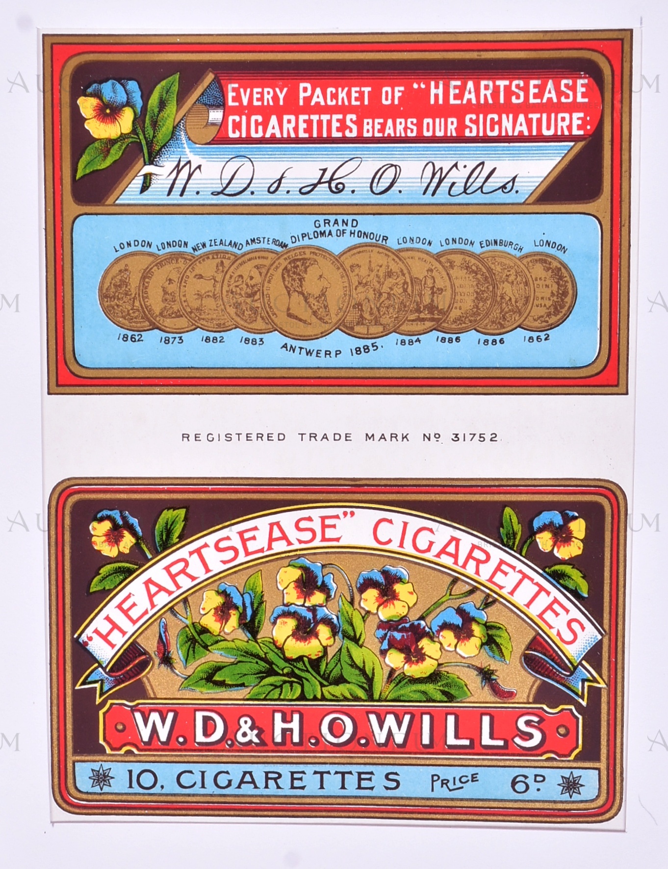 MARDON, SON & HALL - EARLY 20TH CENTURY CIGARETTE PACKET DESIGNS - Bild 2 aus 7