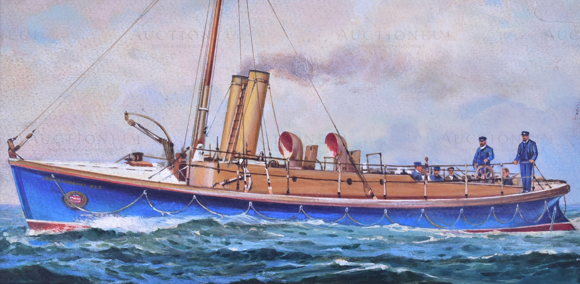 OGDENS CIGARETTES - THE STORY OF THE LIFEBOAT - ORIGINAL ARTWORK - Image 4 of 5