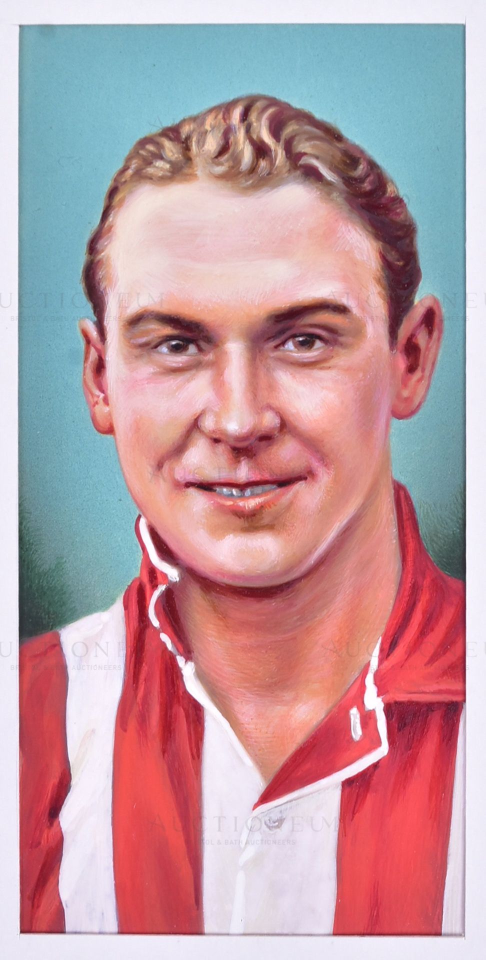 CIGARETTE / TRADE CARDS - ORIGINAL ARTWORK - FOOTBALLER - Bild 2 aus 3