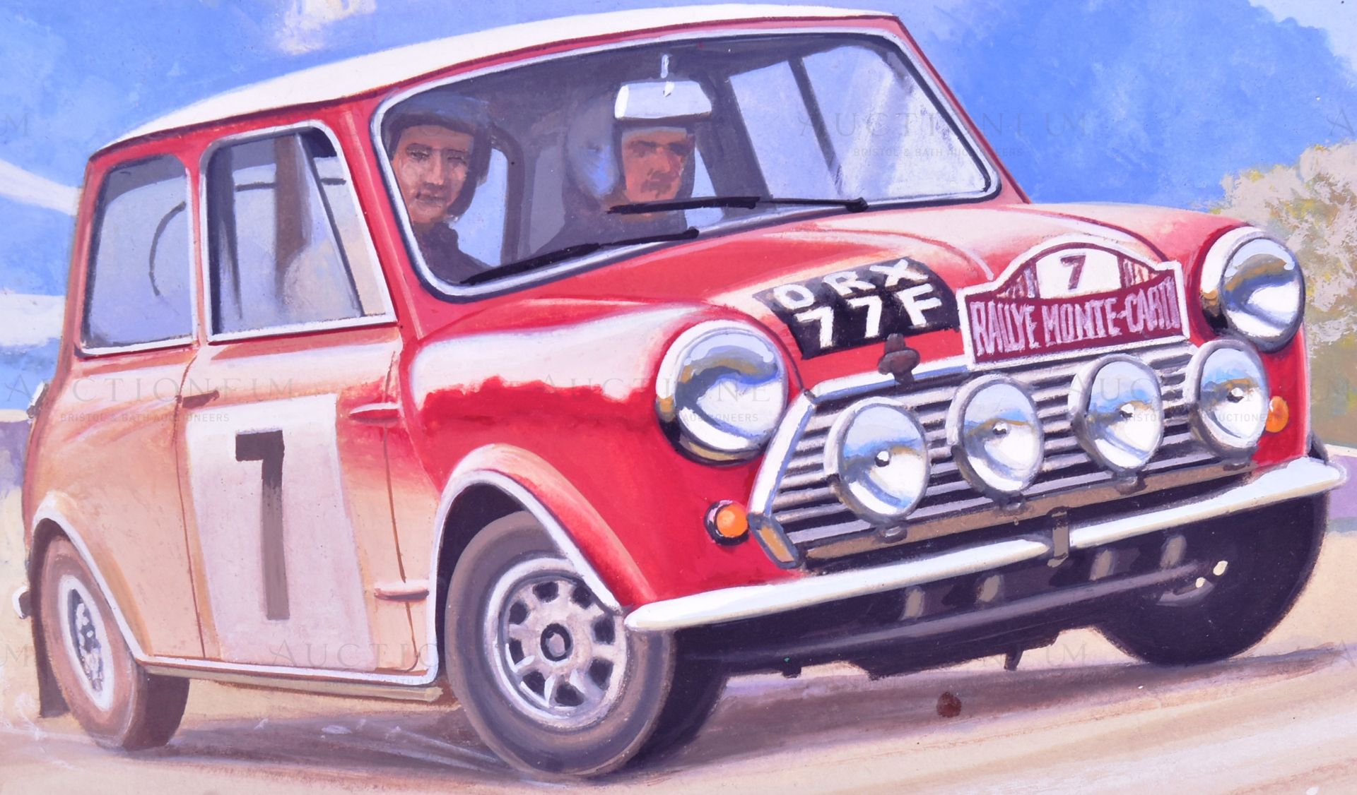 ERIC BOTTOMLEY G.R.A - BRITAIN'S MOTORING HISTORY (1991) - ORIGINAL ARTWORK - Image 3 of 4