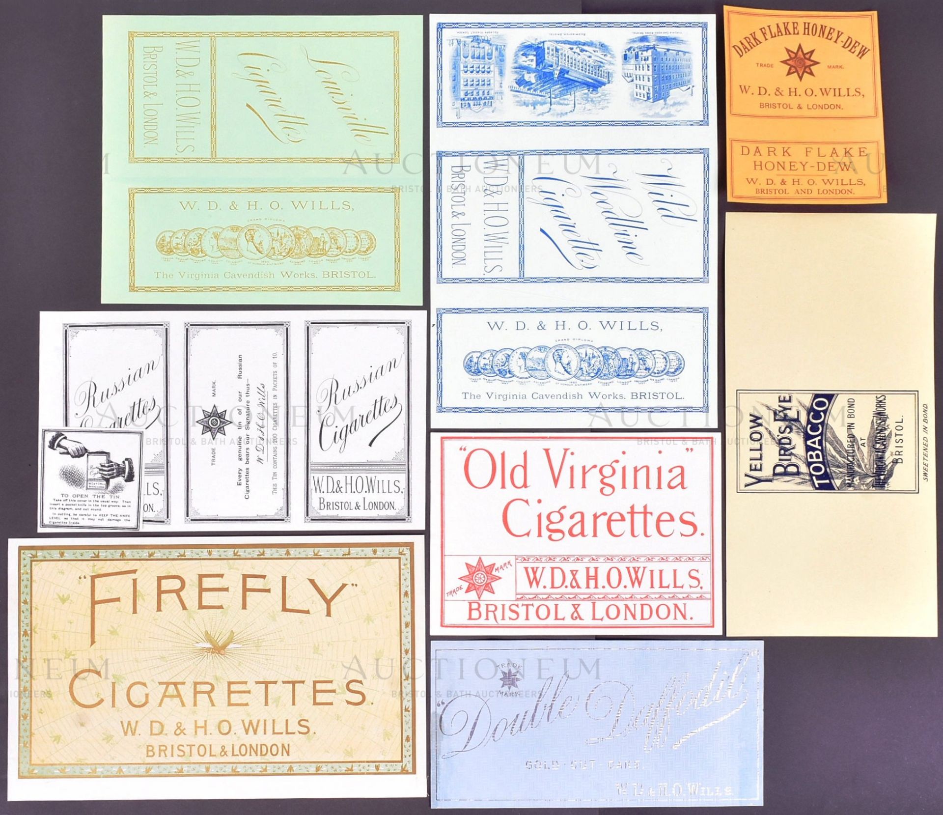 MARDON, SON & HALL - 19TH / 20TH CENTURY TOBACCO PACKET / LABEL DESIGNS