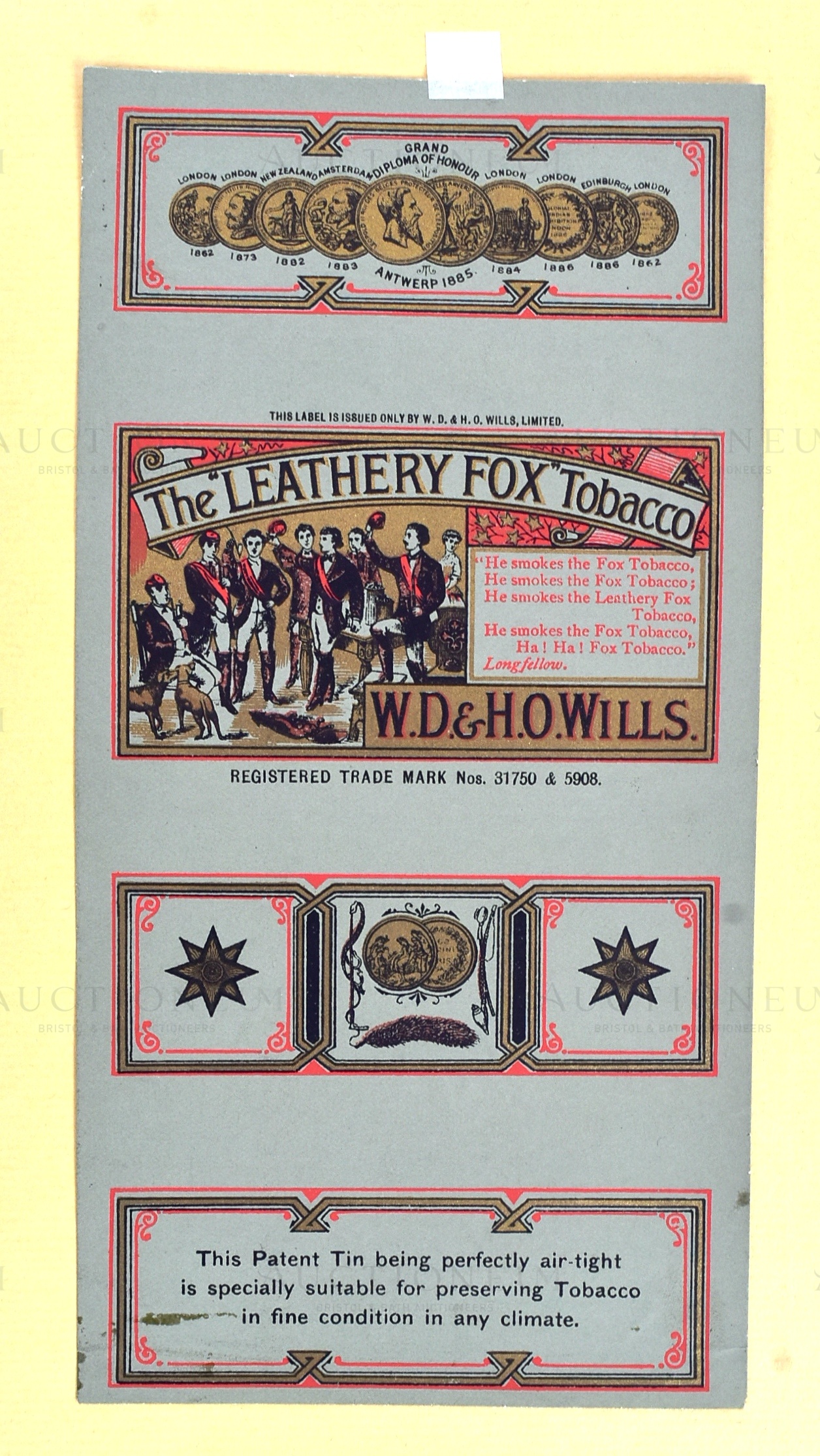 MARDON, SON & HALL - EARLY 20TH CENTURY CIGARETTE PACKET / LABEL DESIGNS - Image 3 of 6