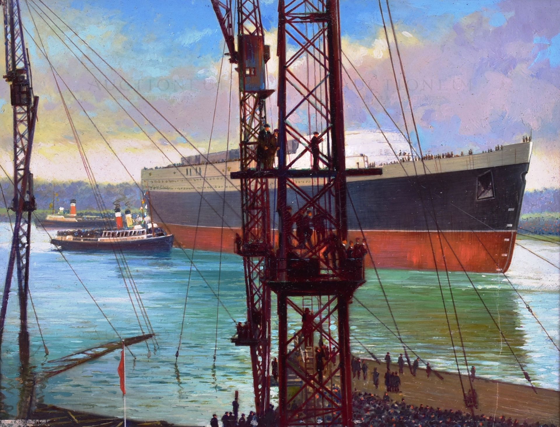 MARDON SON & HALL - THE "QUEEN ELIZABETH" - ORIGINAL ARTWORK - Image 5 of 5