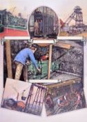 W. D. & H. O. WILLS CIGARETTES - 'INDUSTRIES OF BRITAIN' 1929/1930 ORIGINAL ARTWORK