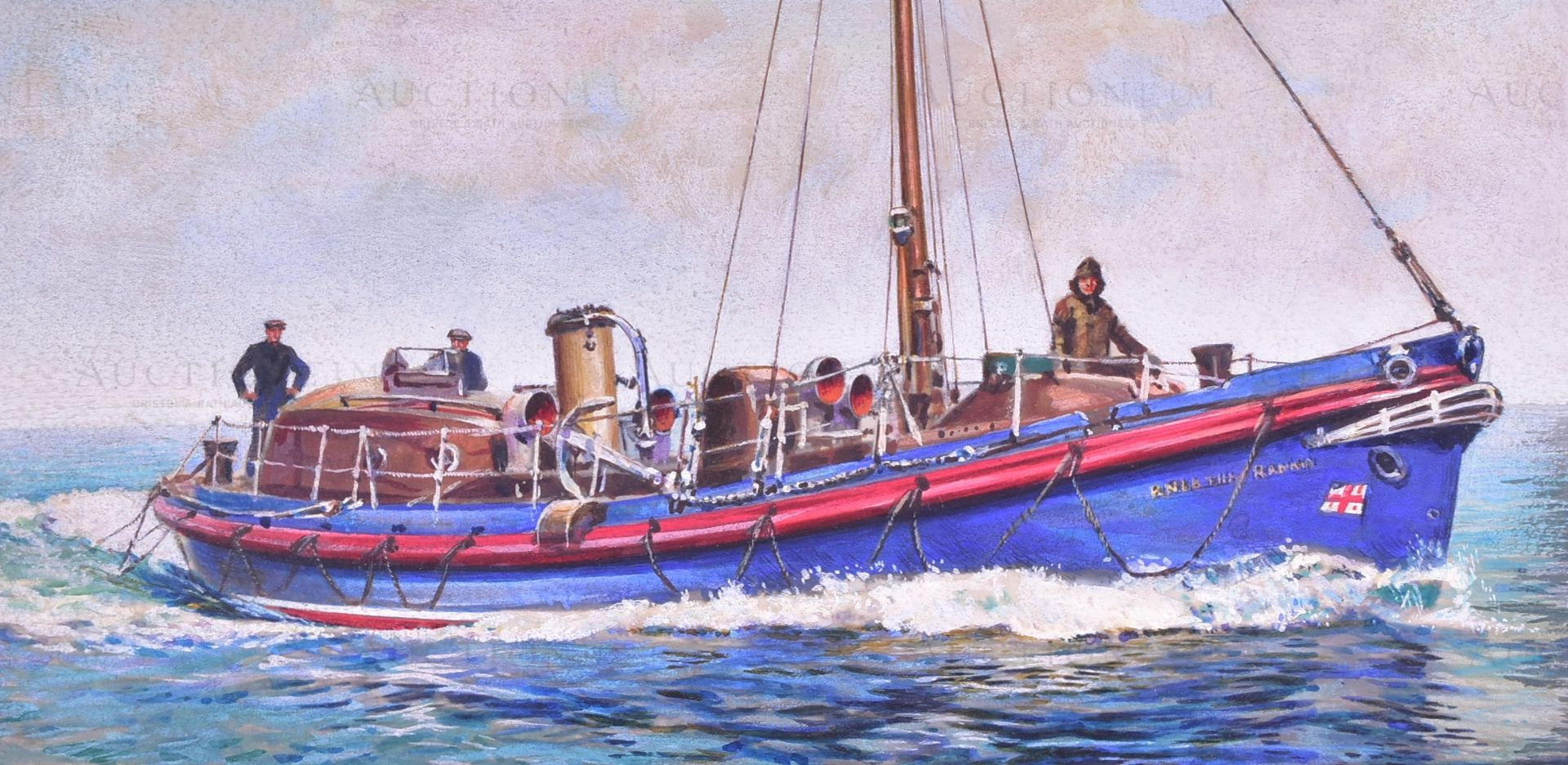 OGDENS CIGARETTES - THE STORY OF THE LIFEBOAT - ORIGINAL ARTWORK - Image 5 of 5