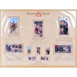 WD & HO WILLS - SAFETY FIRST - ORIGINAL CIGARETTE CARD ARTWORK