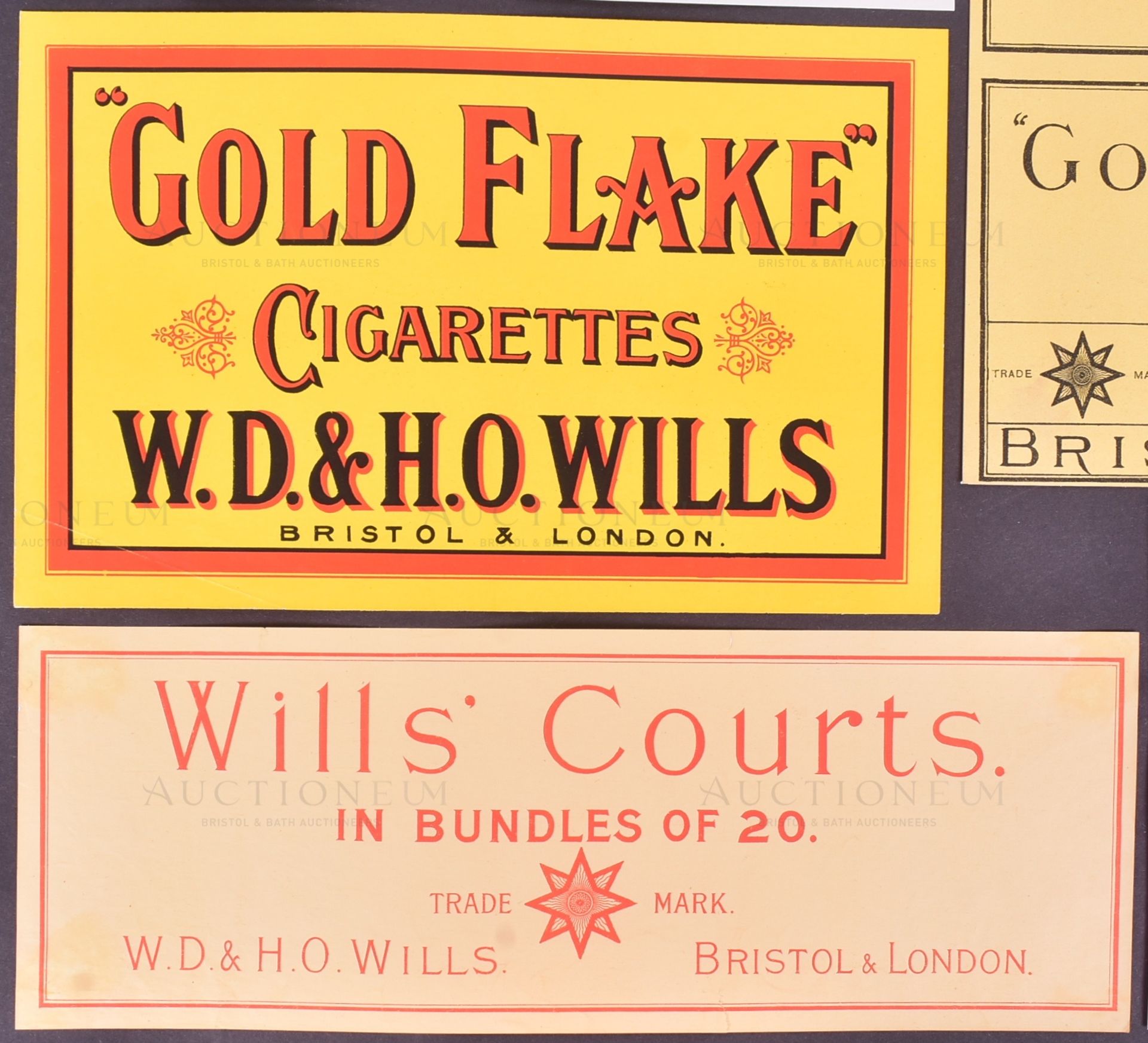 MARDON, SON & HALL - PRINTER'S PROOF CIGARETTE LABELS - Image 2 of 6