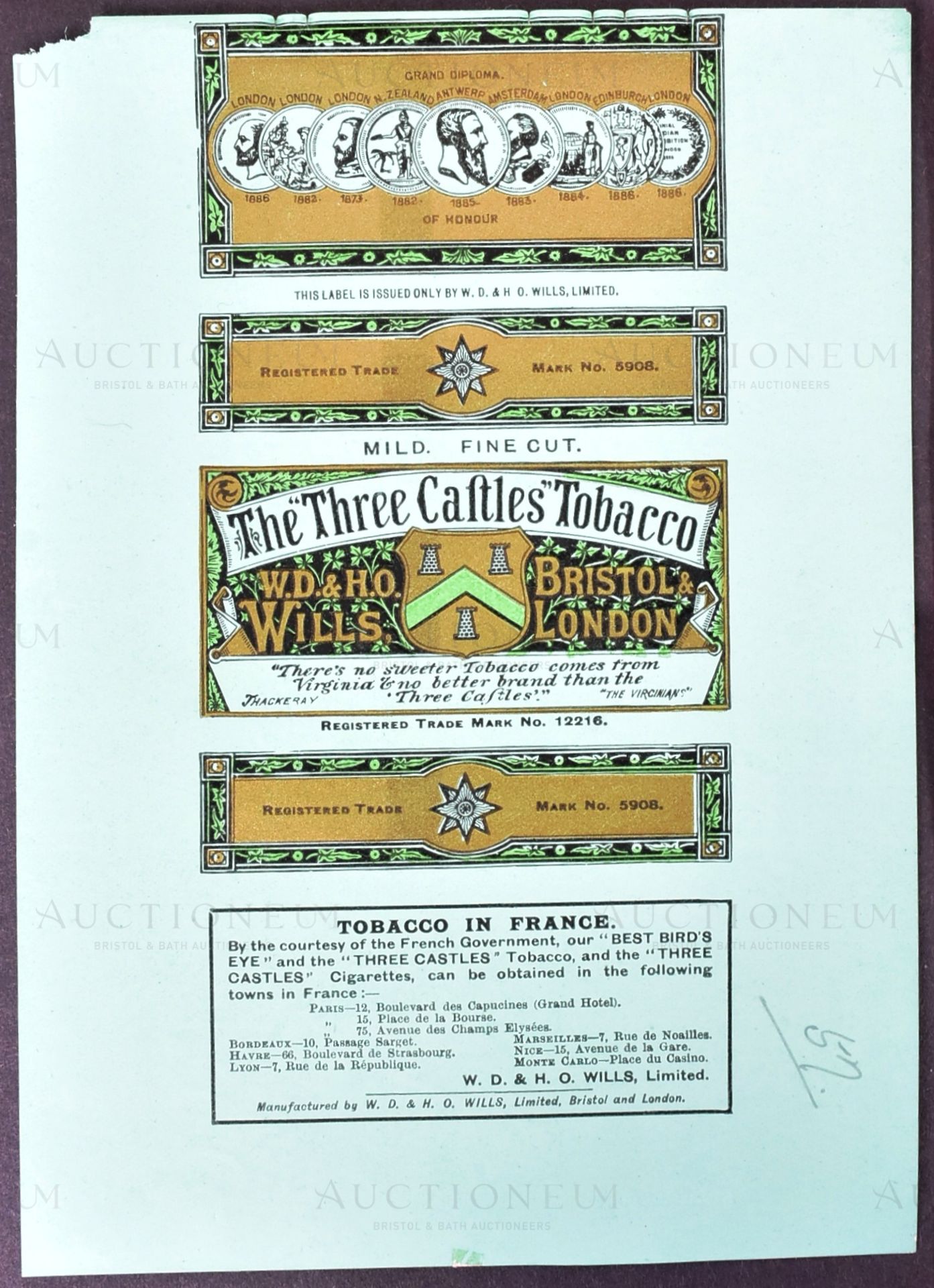 MARDON, SON & HALL - 19TH & 20TH CENTURY TOBACCO PACKET / LABEL DESIGNS - Image 4 of 5