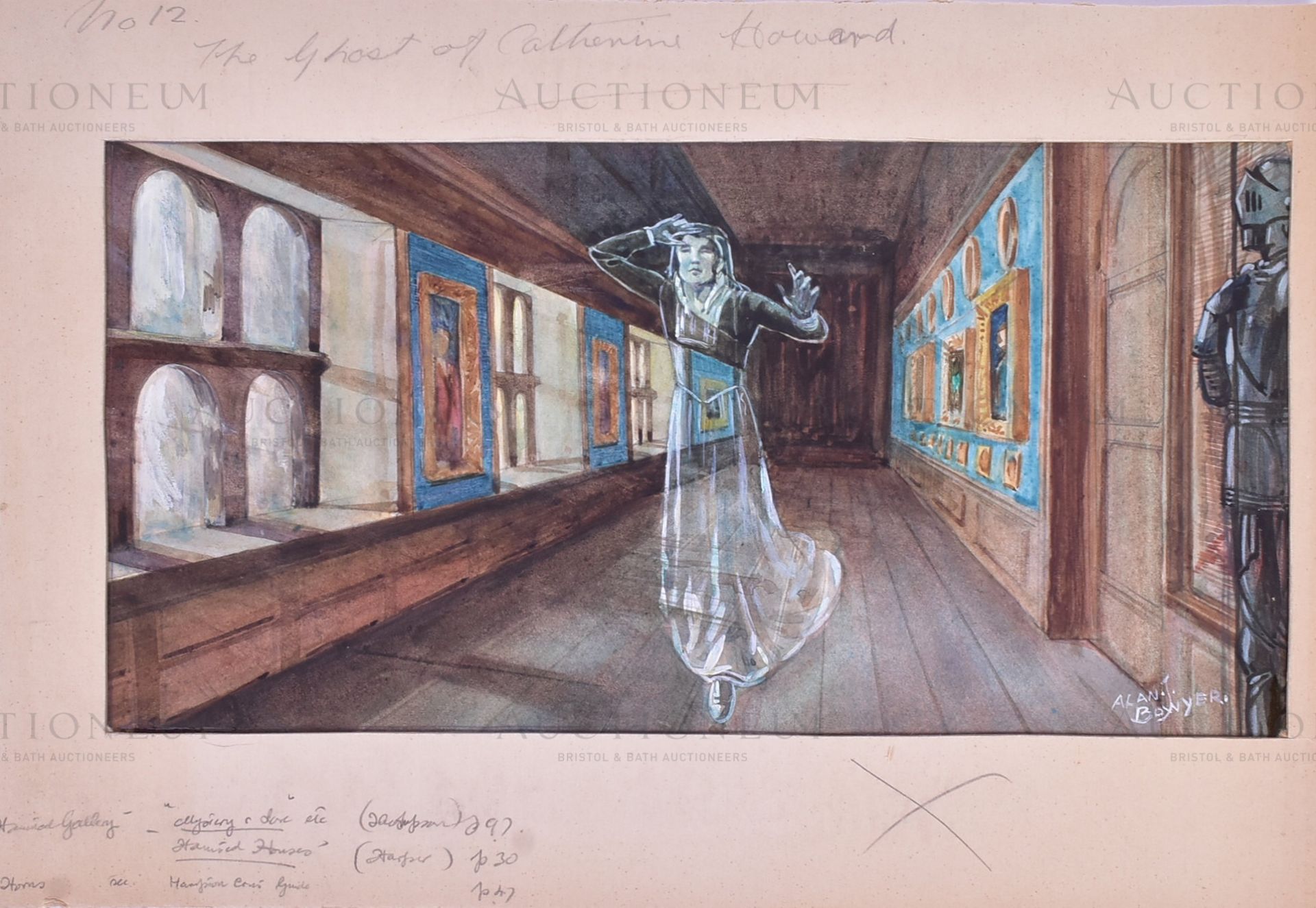 ALAN J BOWYER (1902 - 1986) - CIGARETTE CARD ORIGINAL ARTWORKS - Bild 4 aus 7