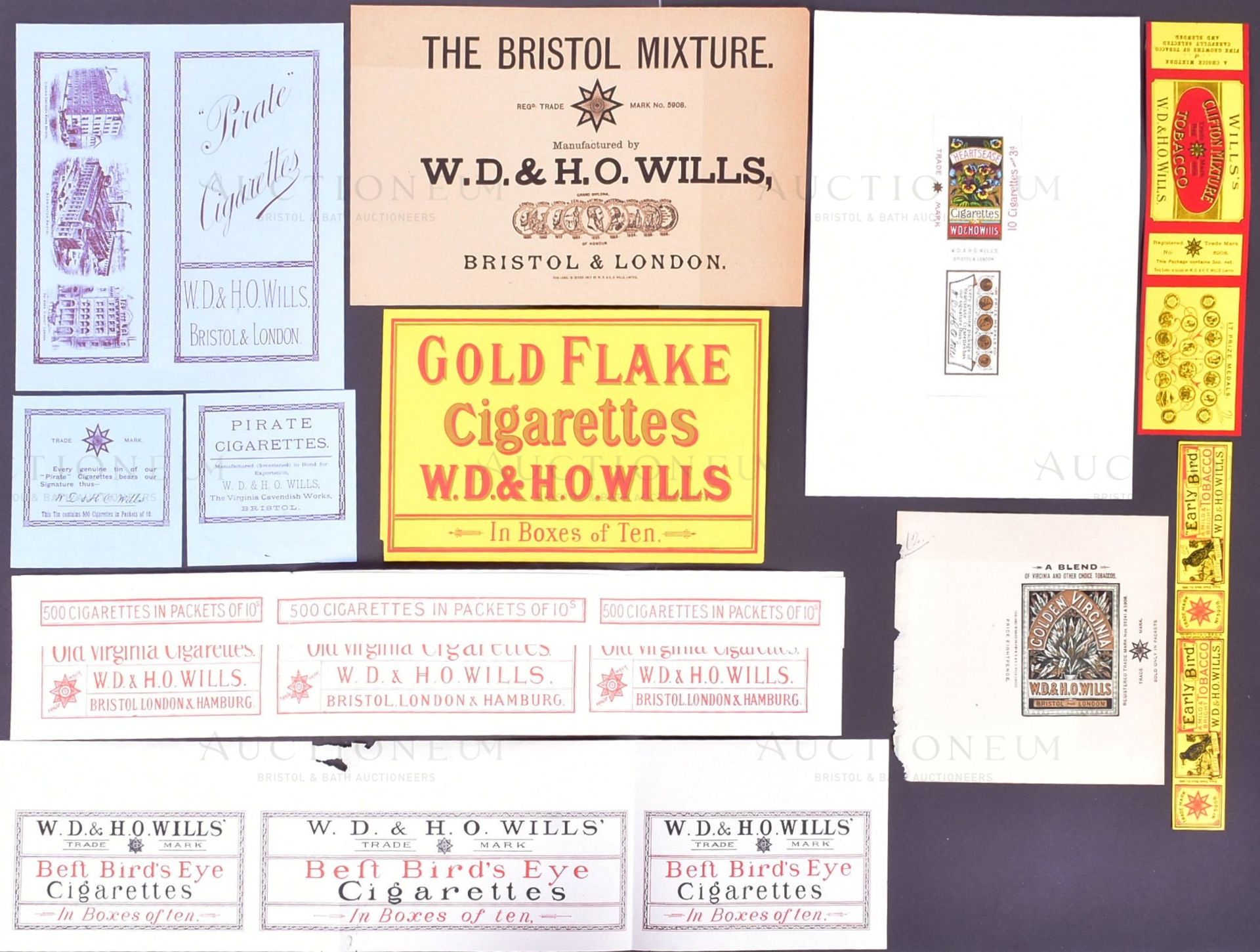 MARDON, SON & HALL - 19TH / 20TH CENTURY TOBACCO PACKET / LABEL DESIGNS