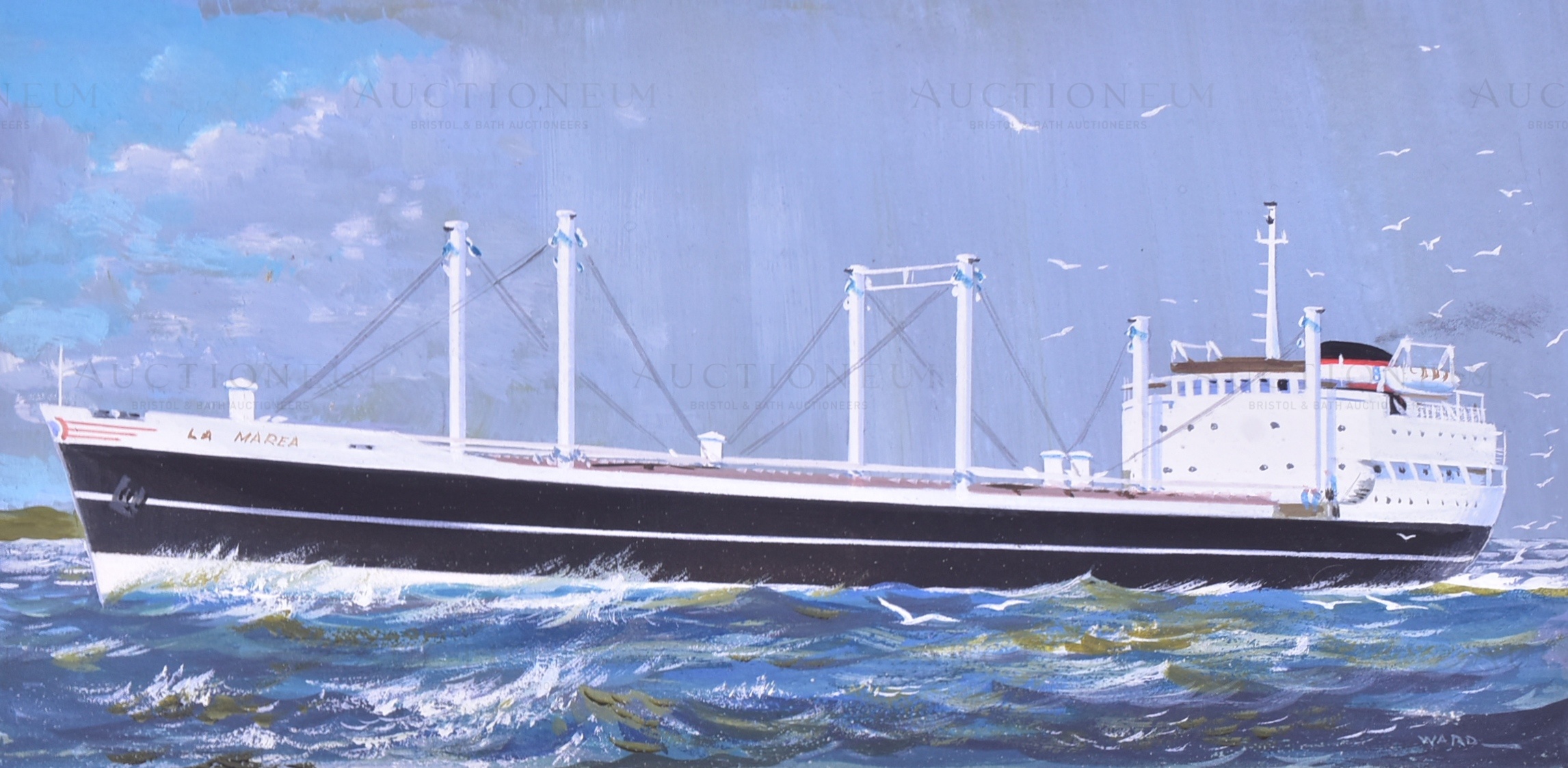 RICHARD WARD - PLAYER'S (1960) - SHIPPING - ORIGINAL ARTWORK - Image 2 of 6