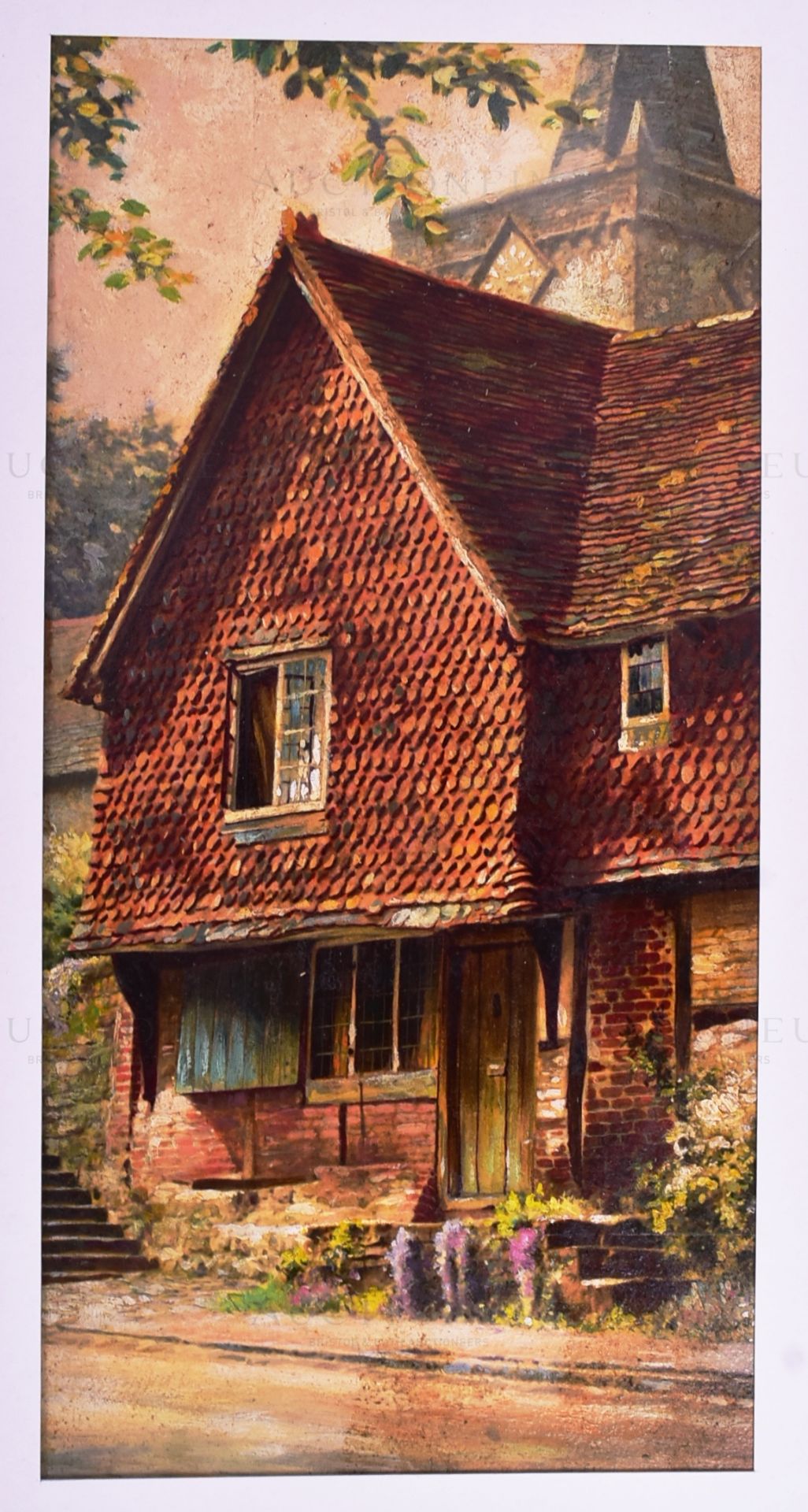 PLAYER'S - COTTAGE ARCHITECTURE (1946) - ORIGINAL ARTWORK - Bild 5 aus 5