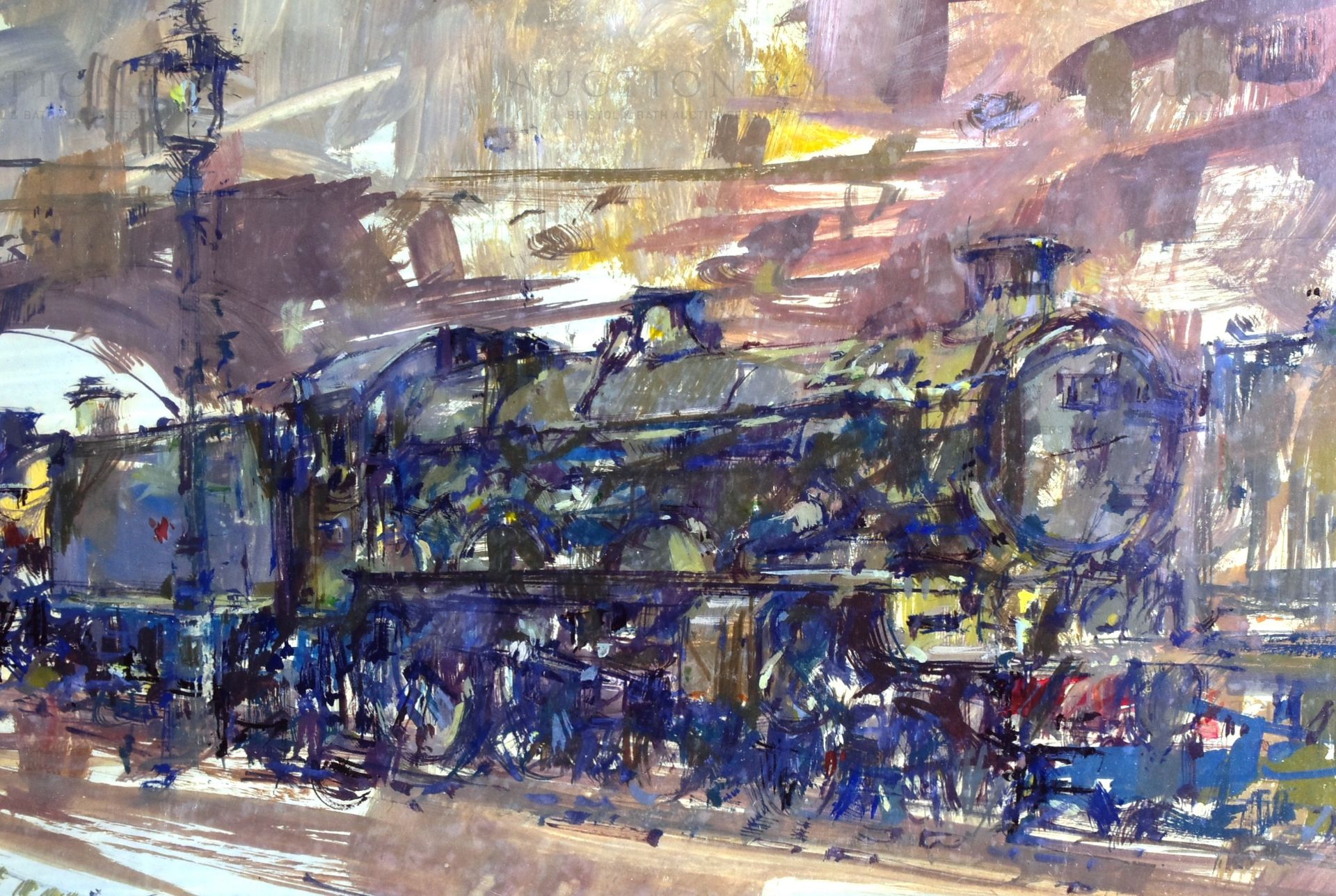 JOHN PALMER (1939-2021) - THE LAST CASTLE AT BARROW ROAD - ORIGINAL ARTWORK - Image 3 of 5