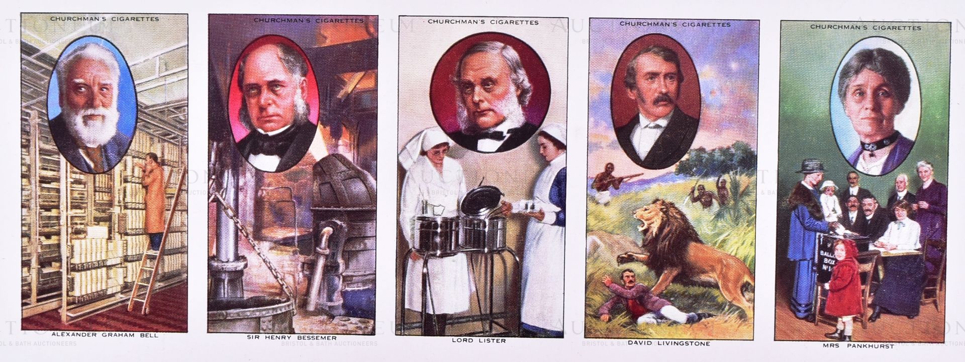 CHURCHMAN - PIONEERS (1956) - ORIGINAL CIGARETTE CARD ARTWORK - Image 2 of 8