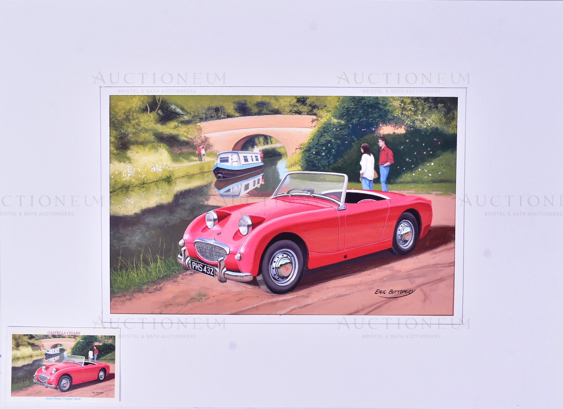 ERIC BOTTOMLEY G.R.A - CLASSIC SPORTS CARS (1996) - ORIGINAL ARTWORK - Image 2 of 6