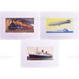 MARDON SON & HALL - BRITISH MODES OF TRANSPORT - ORIGINAL ARTWORKS