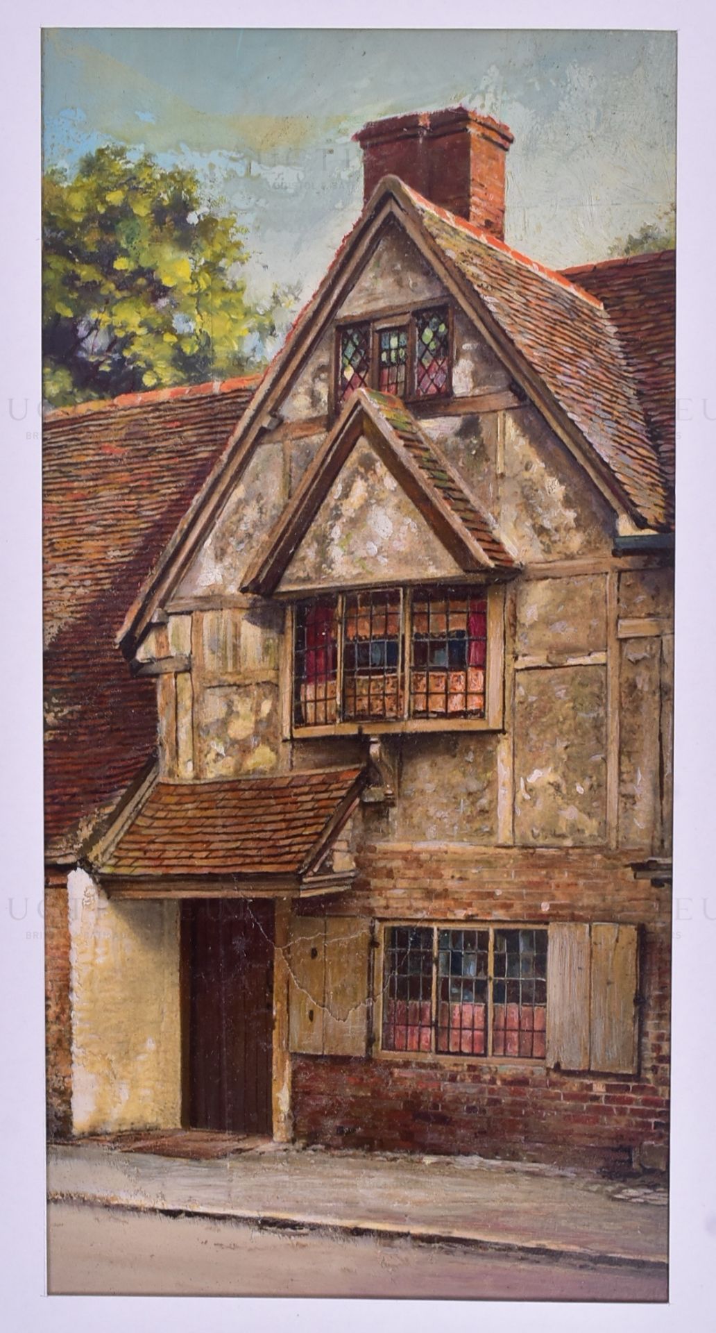 PLAYER'S - COTTAGE ARCHITECTURE (1946) - ORIGINAL ARTWORK - Bild 4 aus 5