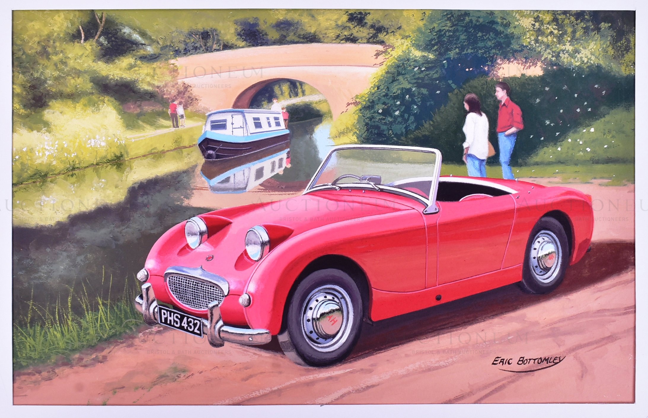 ERIC BOTTOMLEY G.R.A - CLASSIC SPORTS CARS (1996) - ORIGINAL ARTWORK