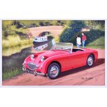 ERIC BOTTOMLEY G.R.A - CLASSIC SPORTS CARS (1996) - ORIGINAL ARTWORK