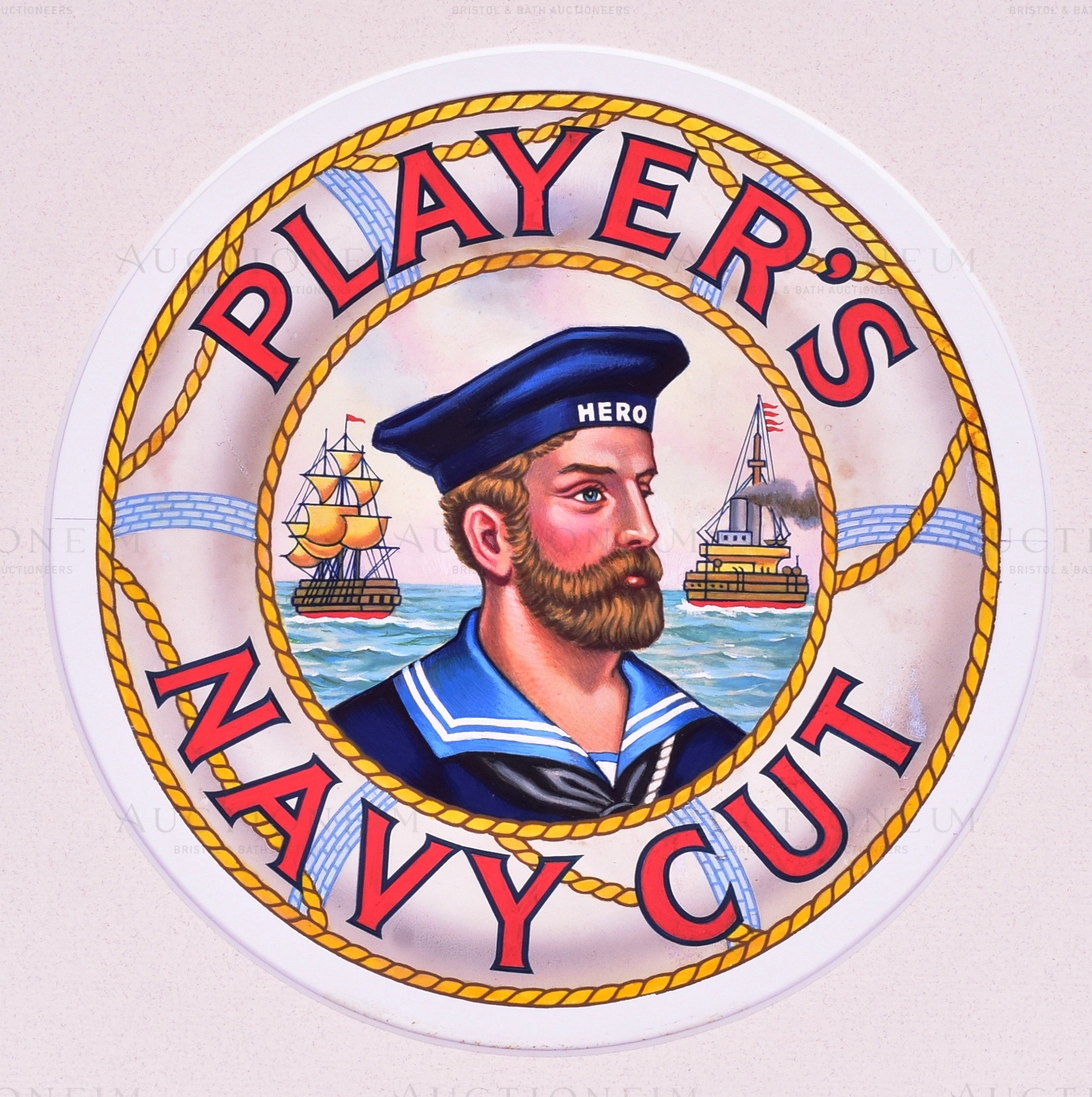 PLAYER'S NAVY CUT - ORIGINAL TRADEMARK ARTWORK