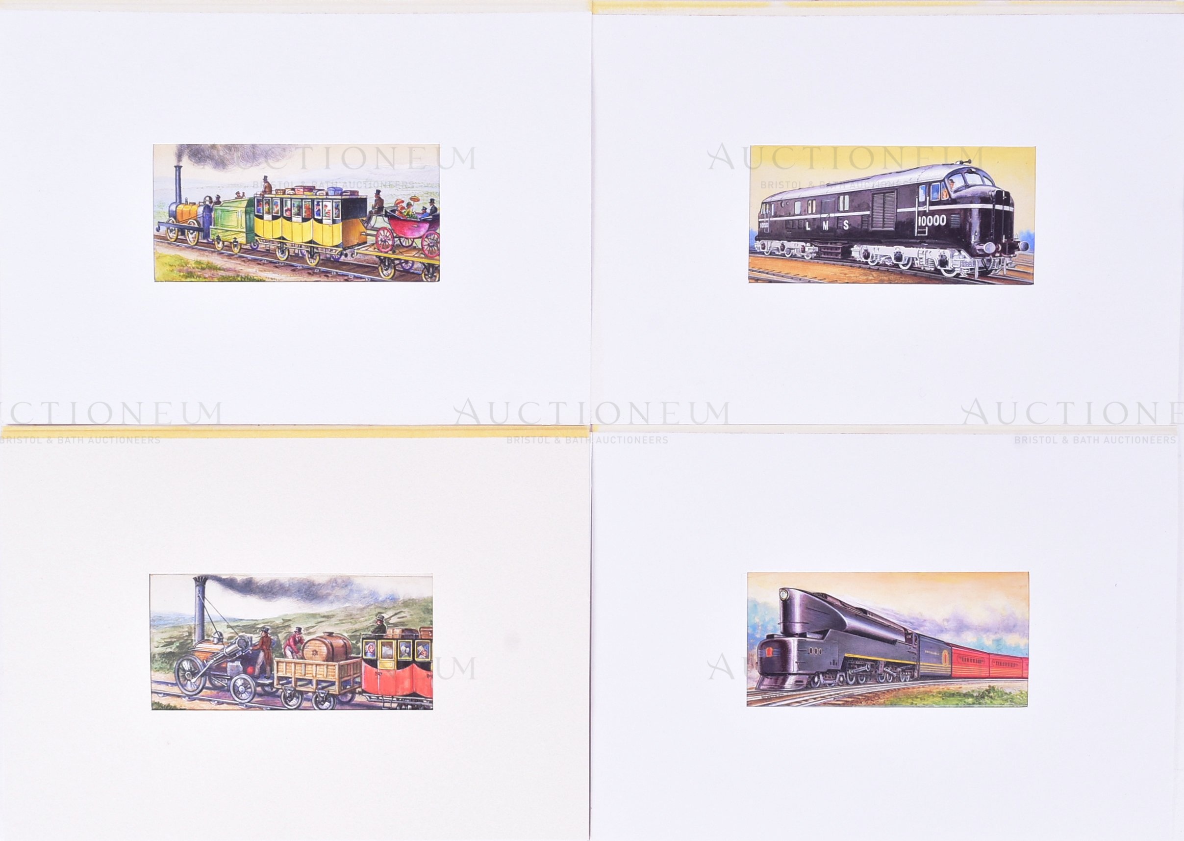 WEIGHING MACHINE CARDS - HISTORY OF TRANSPORT - ORIGINAL ARTWORK