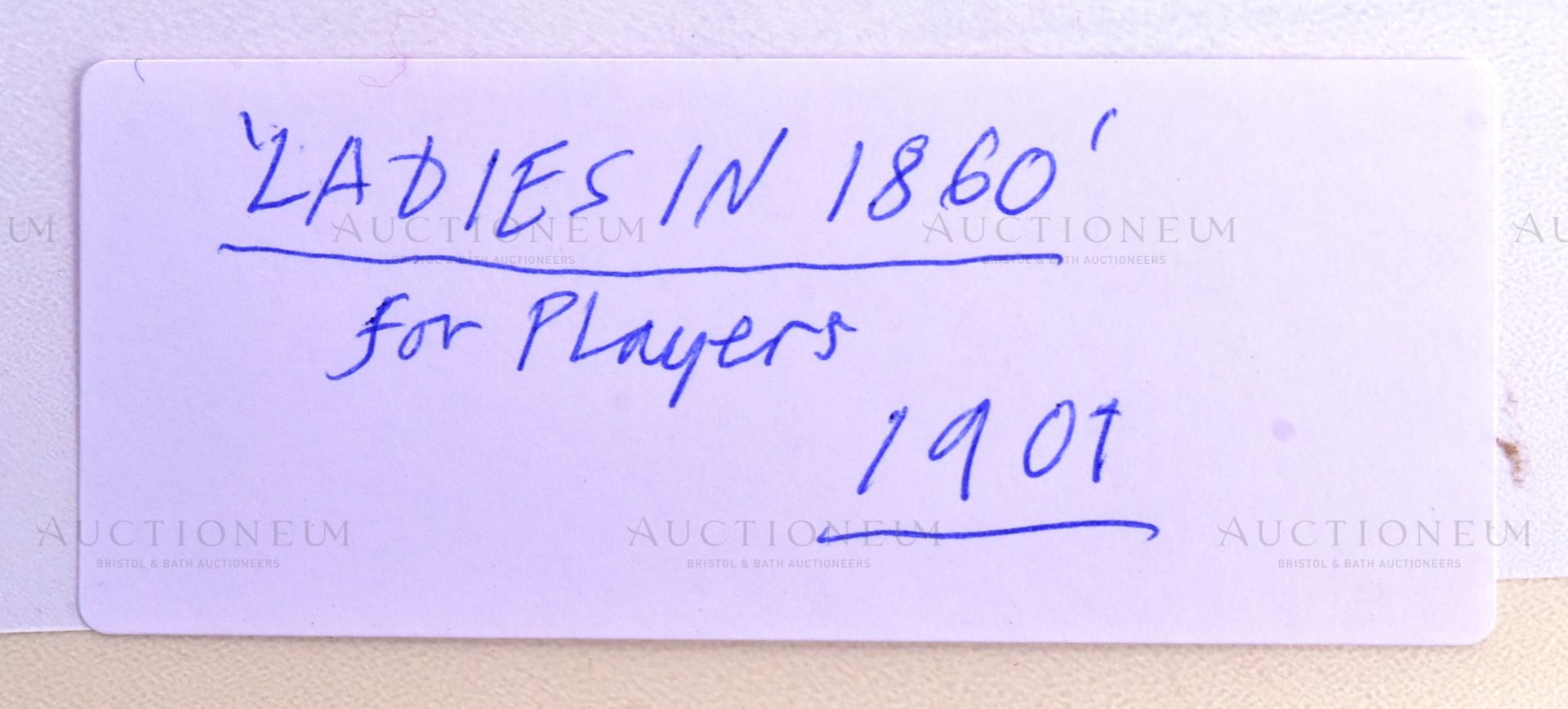 PLAYER'S (1901) - ORIGINAL CIGARETTE CARD ARTWORK - Bild 7 aus 7