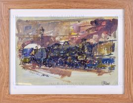 JOHN PALMER (1939-2021) - THE LAST CASTLE AT BARROW ROAD - ORIGINAL ARTWORK