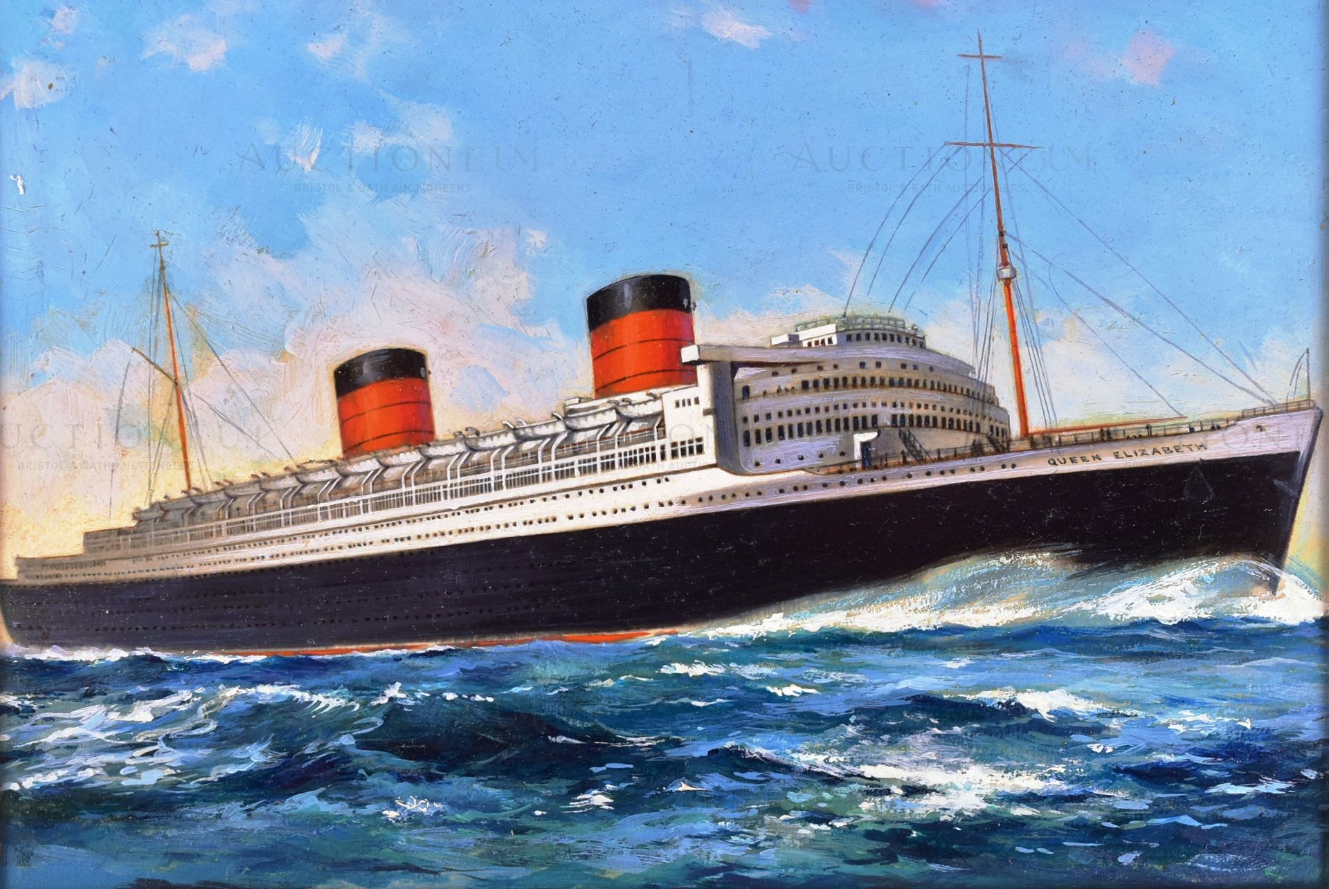 MARDON SON & HALL - THE "QUEEN ELIZABETH" - ORIGINAL ARTWORK - Image 2 of 5