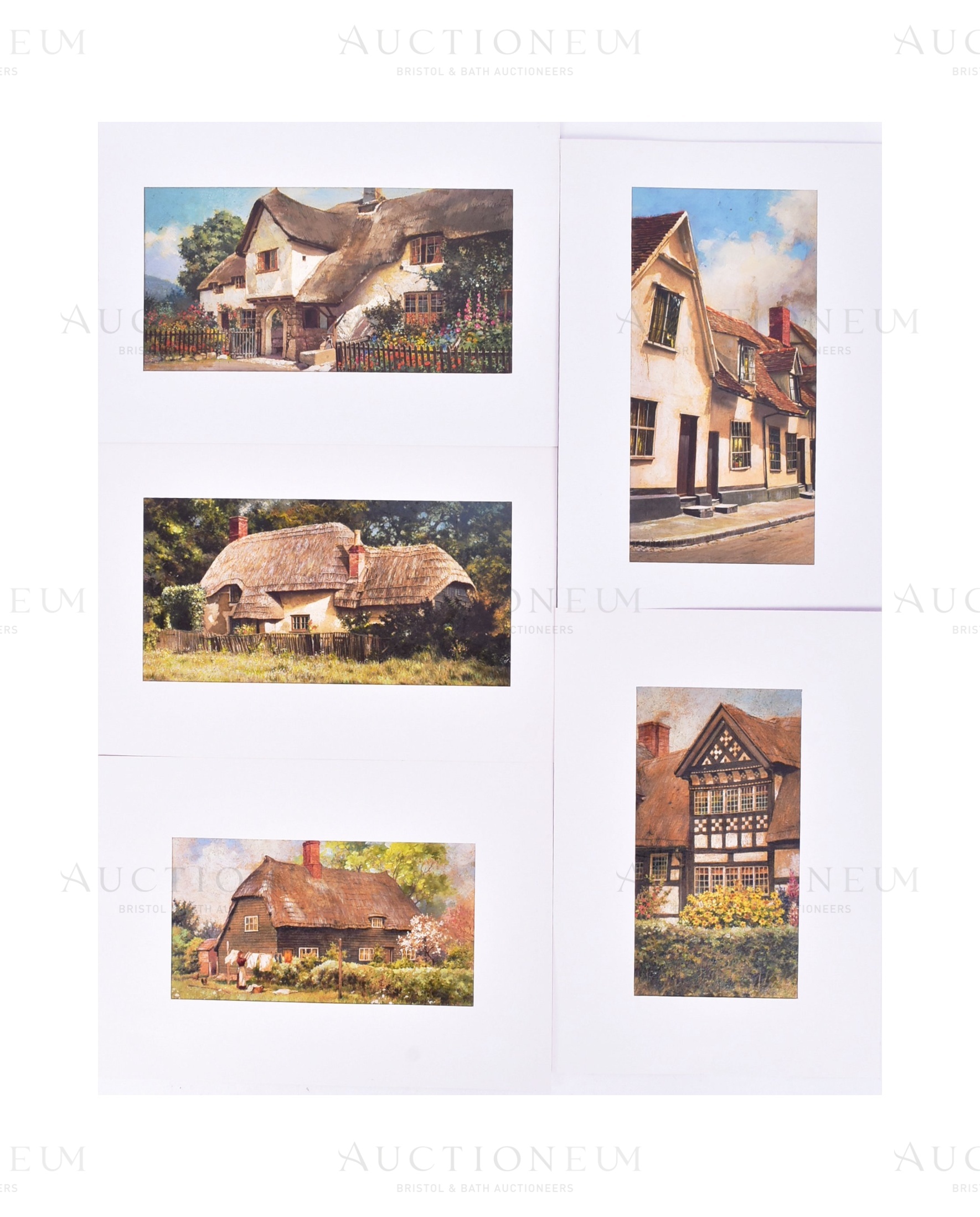 PLAYER'S - COTTAGE ARCHITECTURE (1946) - ORIGINAL ARTWORK