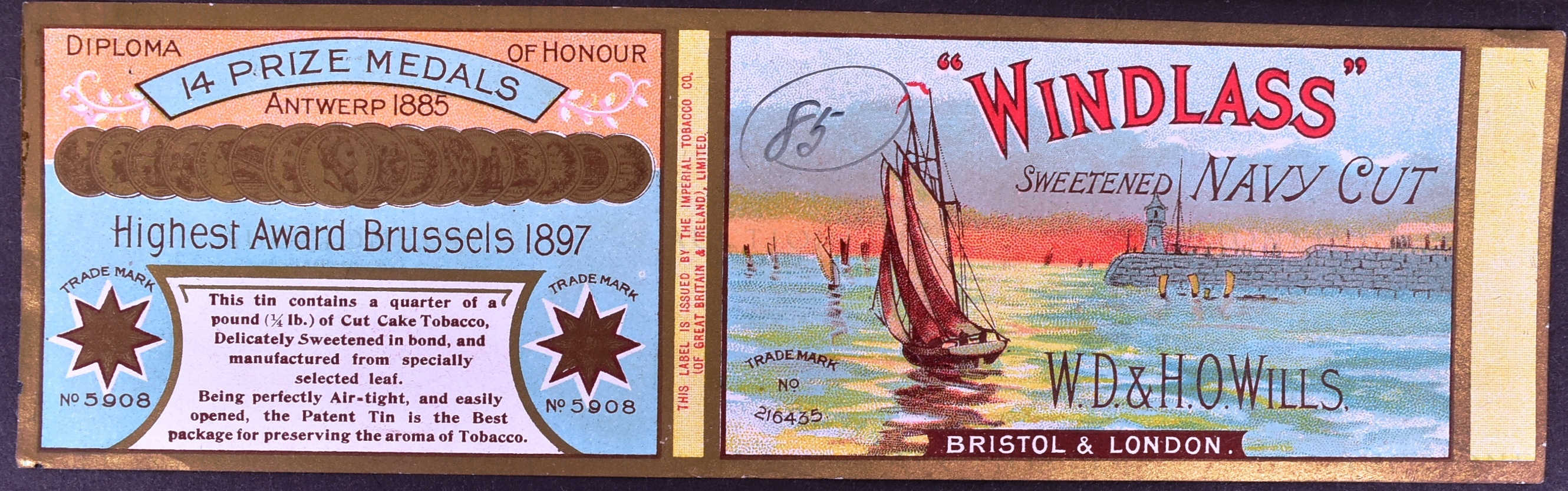 MARDON, SON & HALL - EARLY 20TH CENTURY CIGARETTE PACKET / LABEL DESIGNS - Image 5 of 6