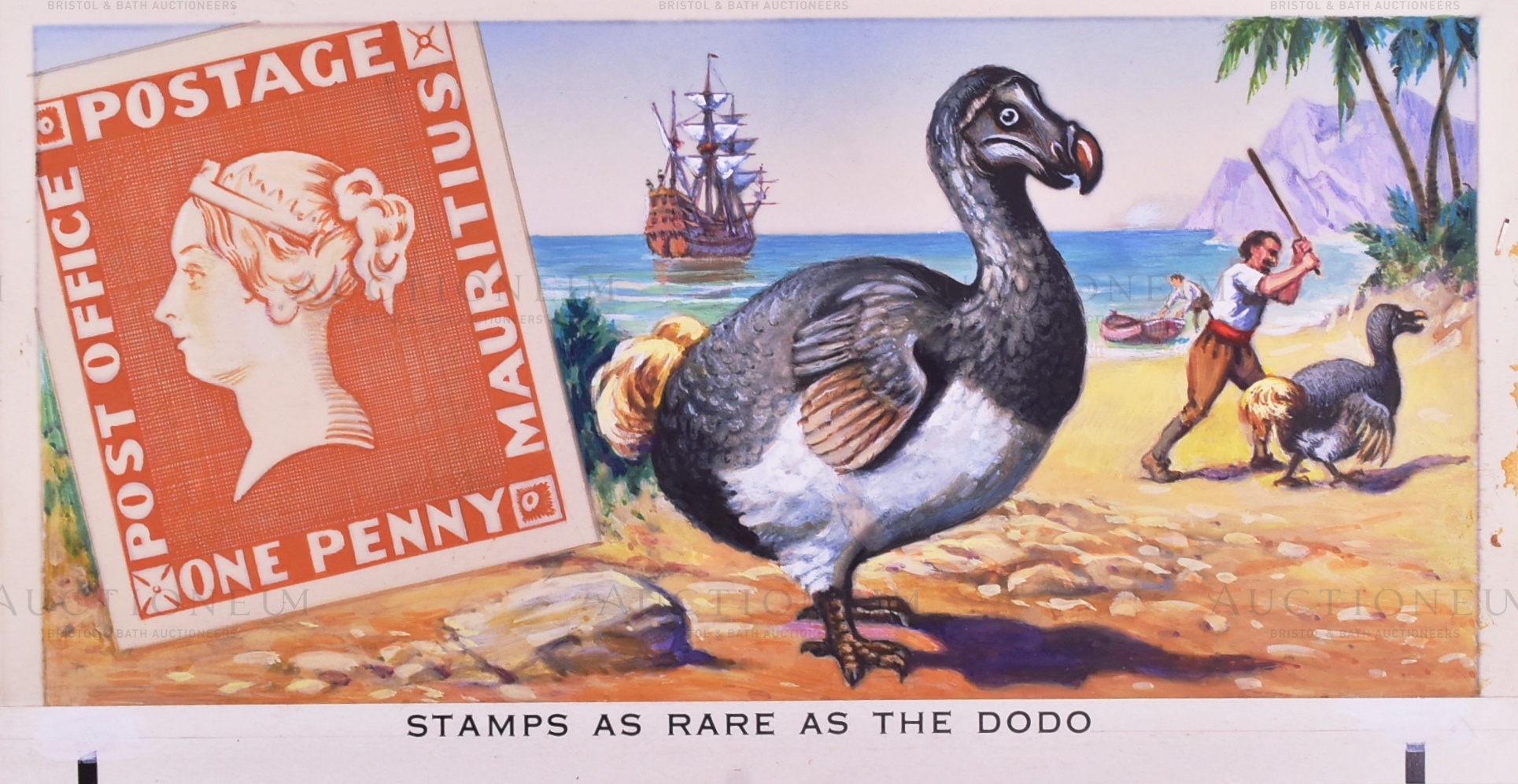 ARDATH CIGARETTES - STAMPS, RARE & INTERESTING (1939) - ORIGINAL ARTWORK - Image 4 of 5