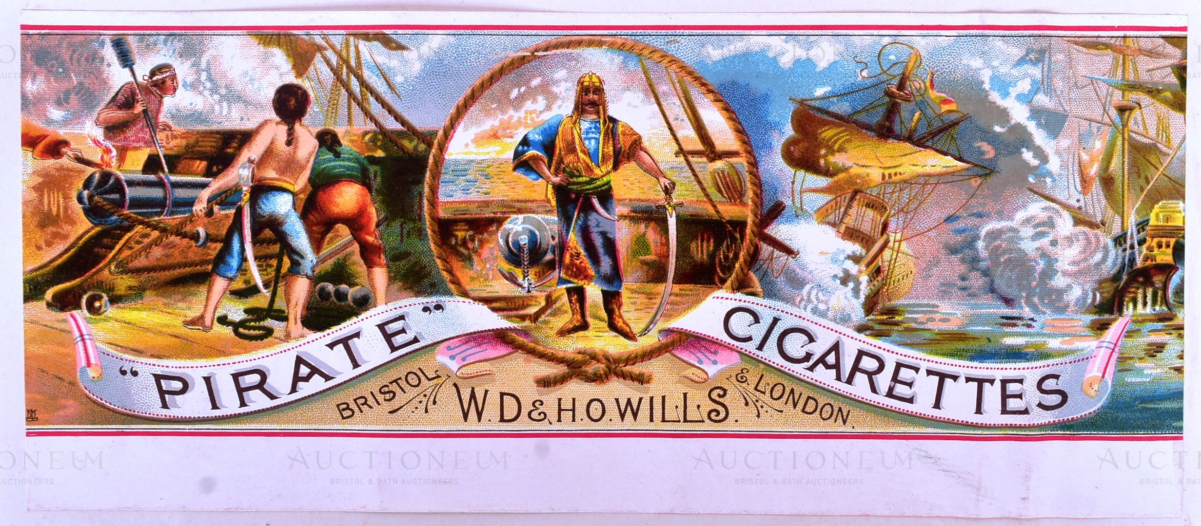 W. D. & H. O. WILLS - PIRATE CIGARETTES - ORIGINAL PRINTER'S PROOF ARTWORK - Image 2 of 5