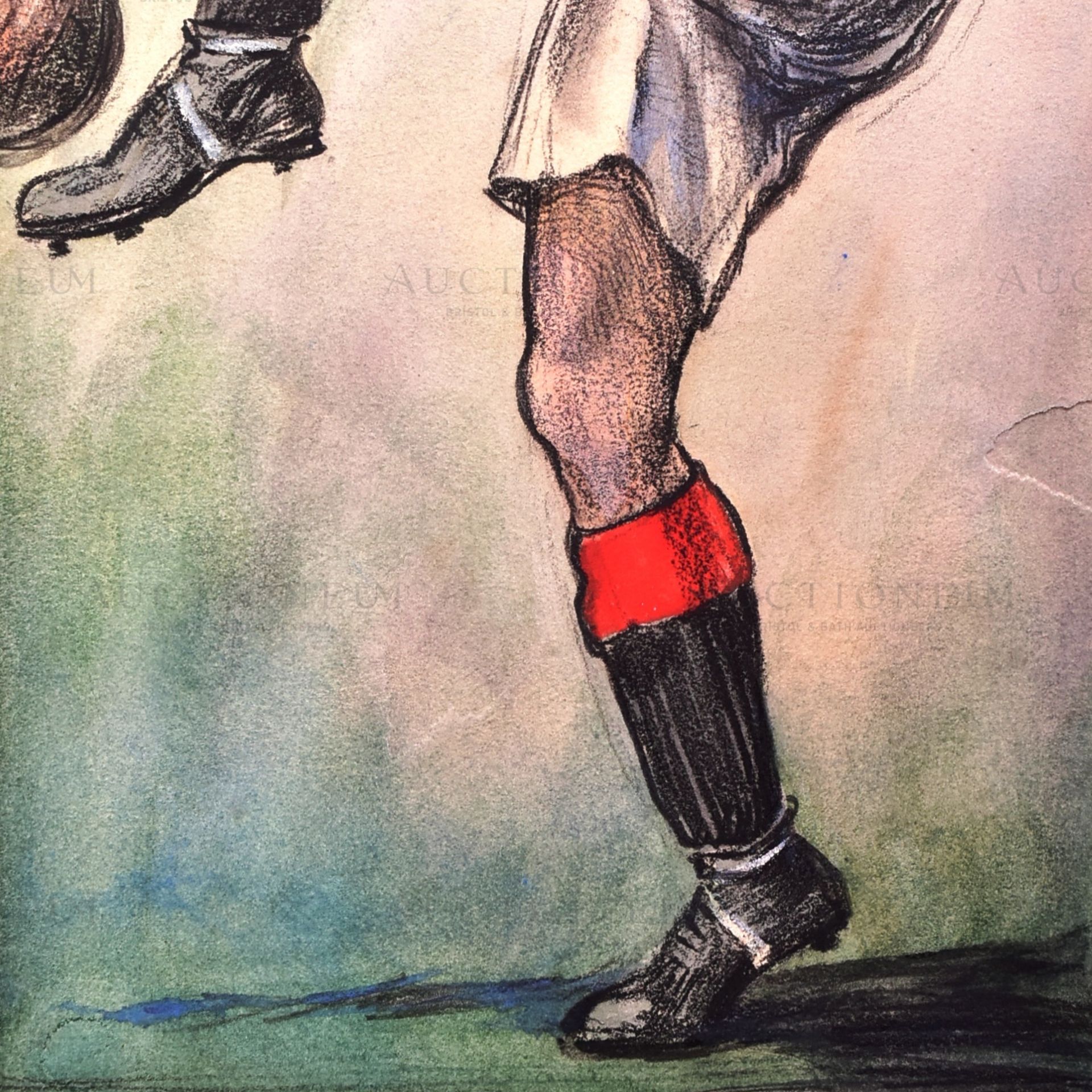 HINTS ON ASSOCIATION FOOTBALL (1934) - ORIGINAL CIGARETTE CARD ARTWORK - Bild 4 aus 4