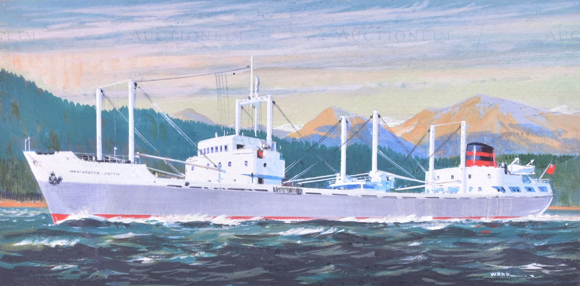 RICHARD WARD - PLAYER'S (1960) - SHIPPING - ORIGINAL ARTWORK - Image 3 of 6